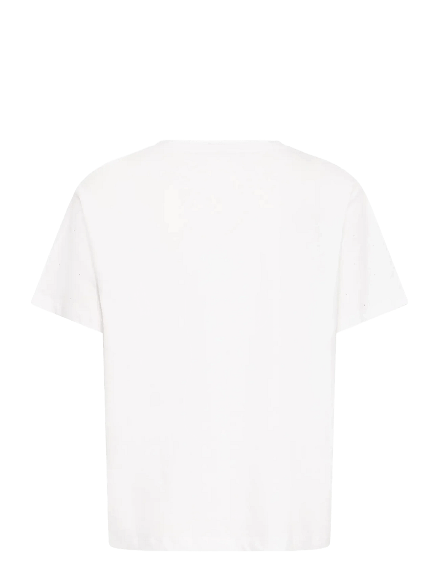 Fransa - FRKINSLEY TEE 1 - t-shirts - blanc de blanc - 2