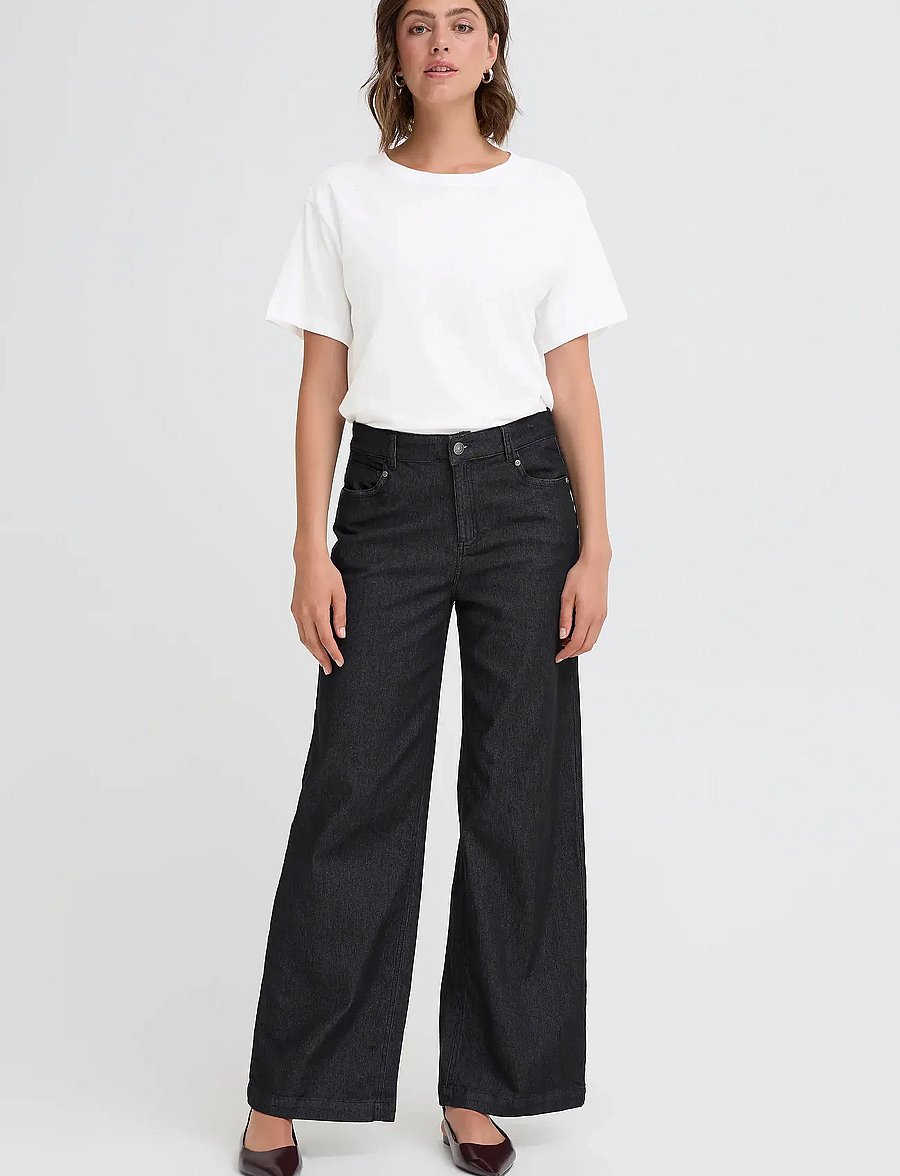 Fransa - FRKINSLEY TEE 1 - t-shirts - blanc de blanc - 0