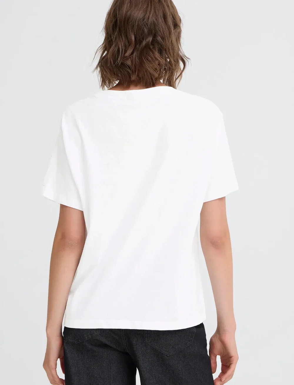 Fransa - FRKINSLEY TEE 1 - t-shirts - blanc de blanc - 4