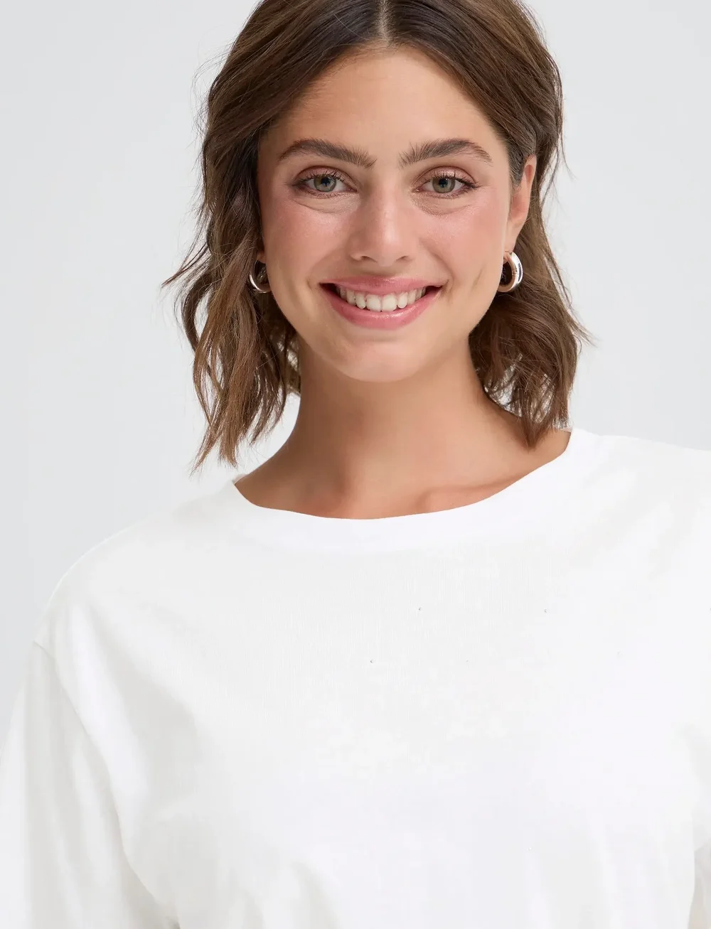 Fransa - FRKINSLEY TEE 1 - t-shirts - blanc de blanc - 5