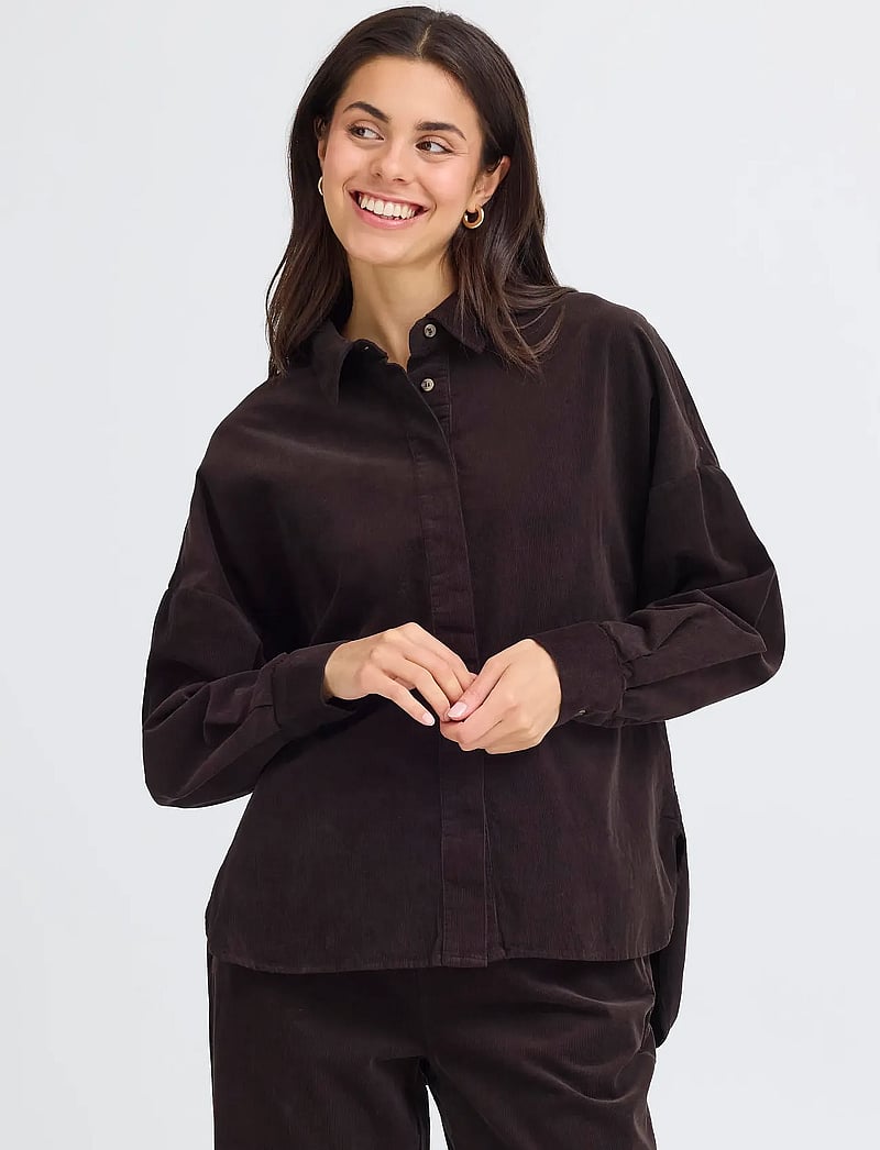 Fransa - FRCORY SH 3 - långärmade skjortor - chocolate torte - 3