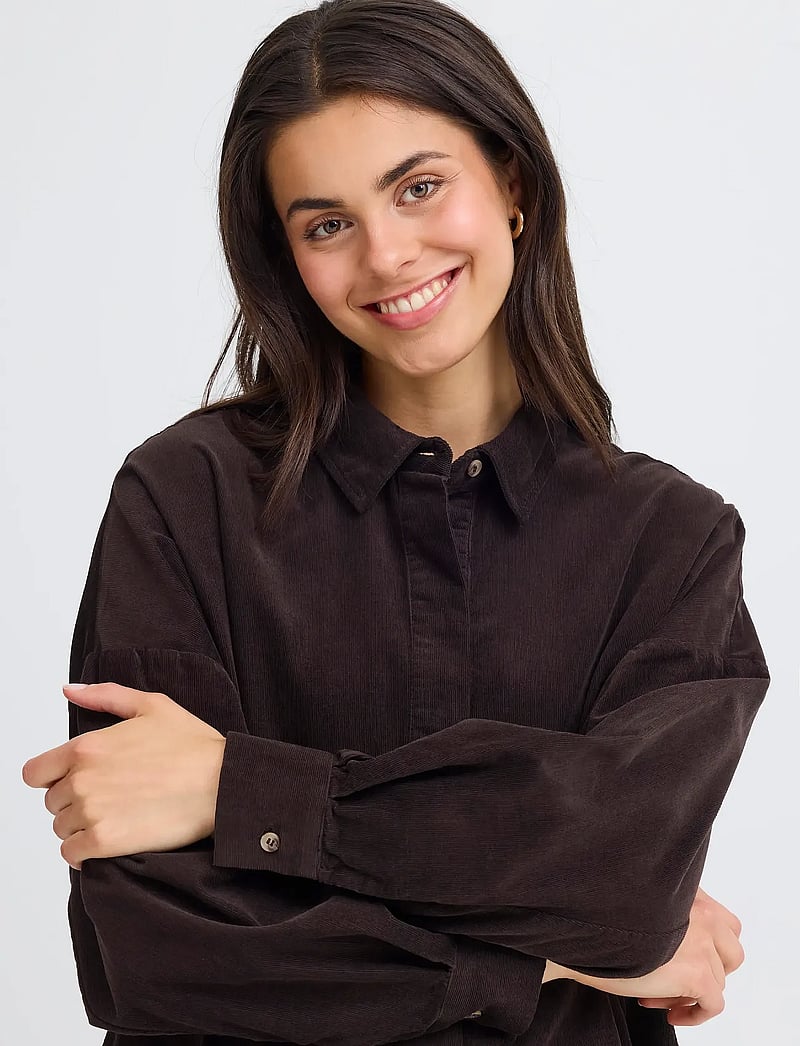 Fransa - FRCORY SH 3 - långärmade skjortor - chocolate torte - 5