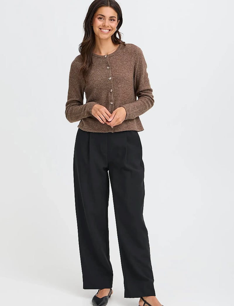 Fransa - FRNOAH CAR 1 - koftor - cocoa melange - 0