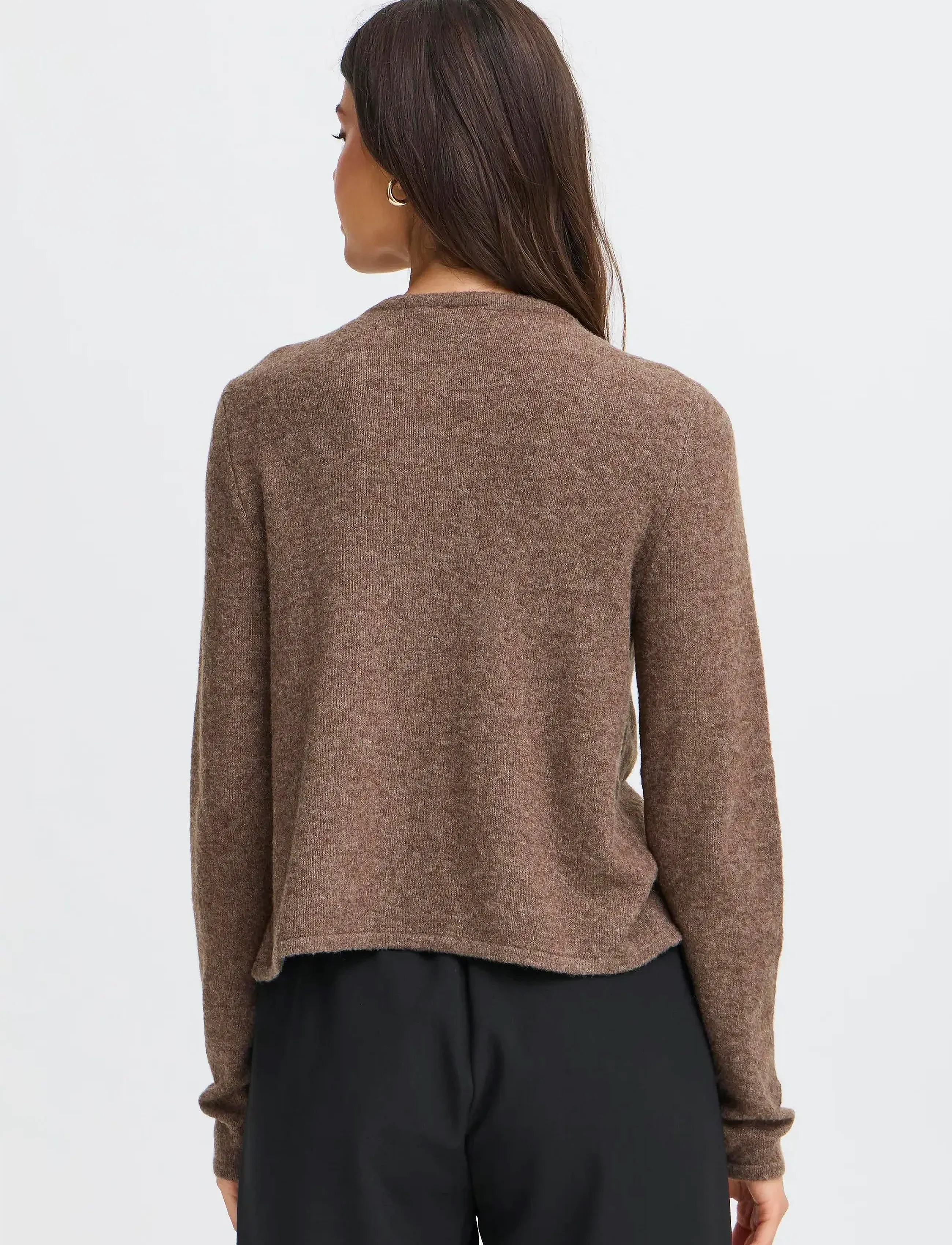 Fransa - FRNOAH CAR 1 - cardigans - cocoa melange - 4