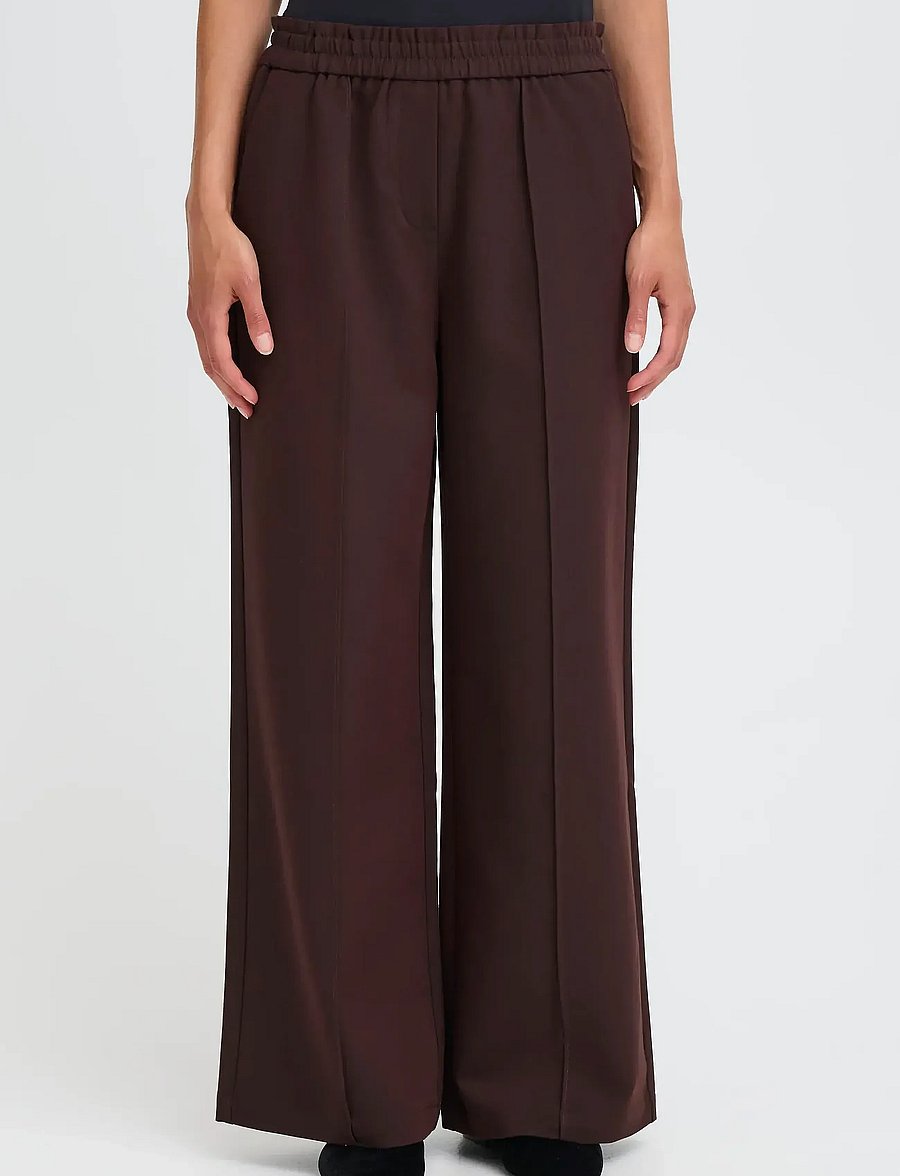 Fransa - FRABIGAIL PA 5 - hosen mit weitem bein - fudge melange - 3
