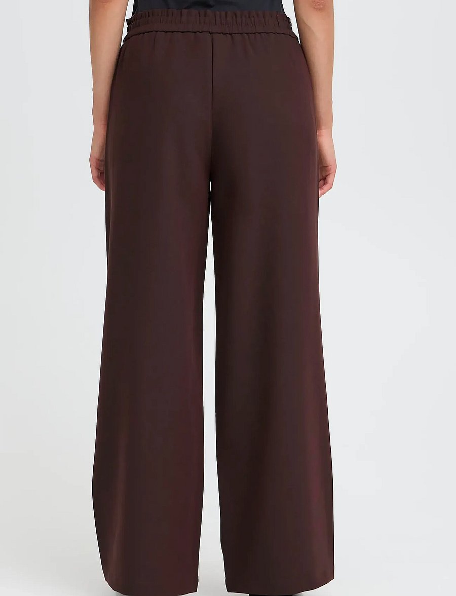 Fransa - FRABIGAIL PA 5 - hosen mit weitem bein - fudge melange - 4
