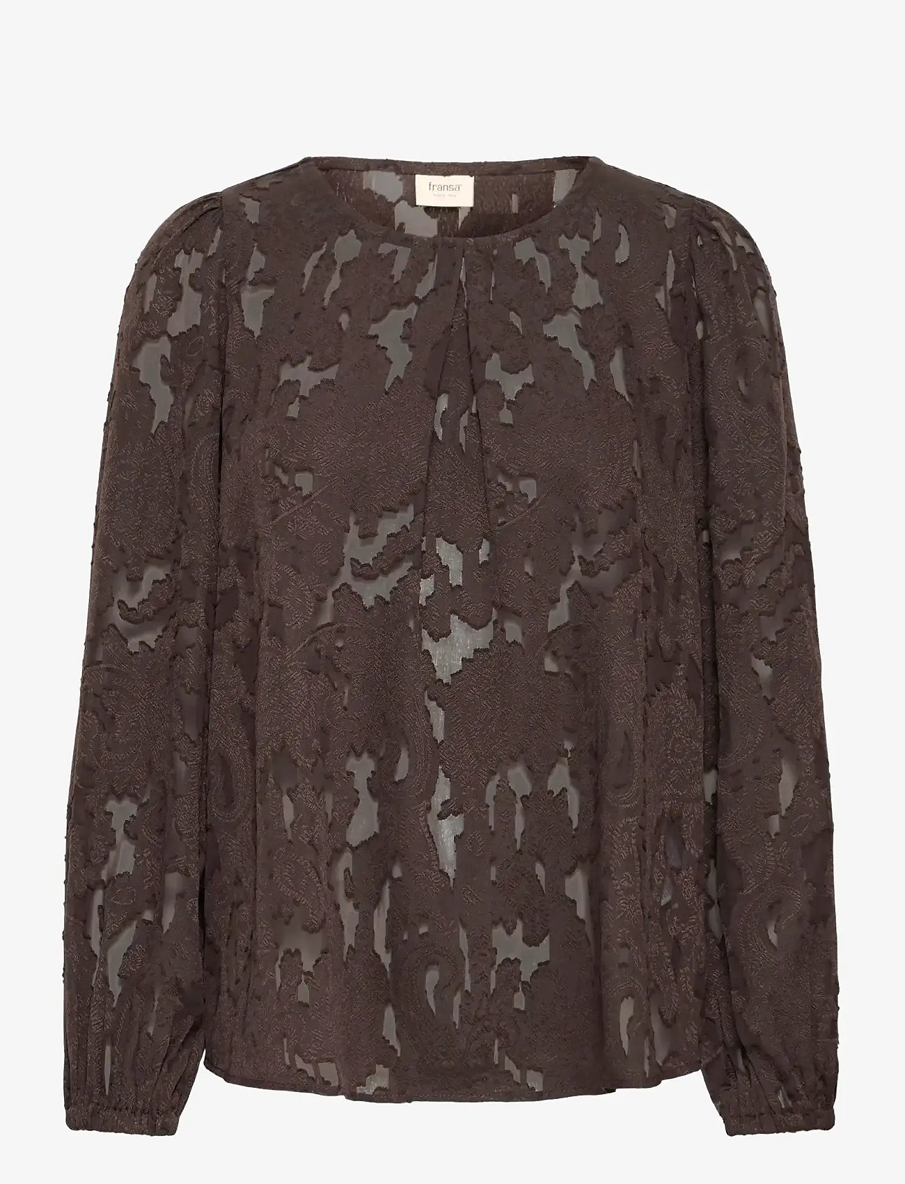 Fransa - FRMERA BL 1 - langærmede bluser - chocolate torte - 1