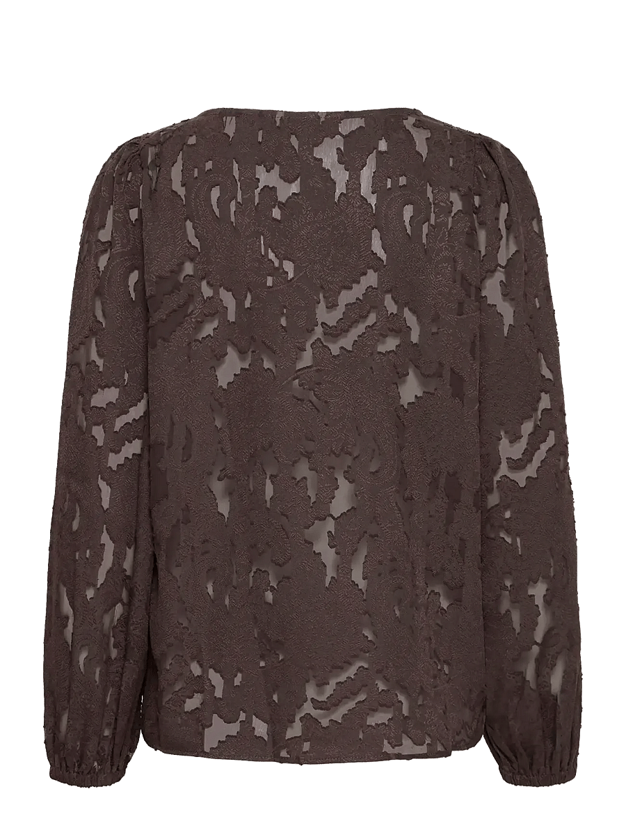 Fransa - FRMERA BL 1 - langærmede bluser - chocolate torte - 2