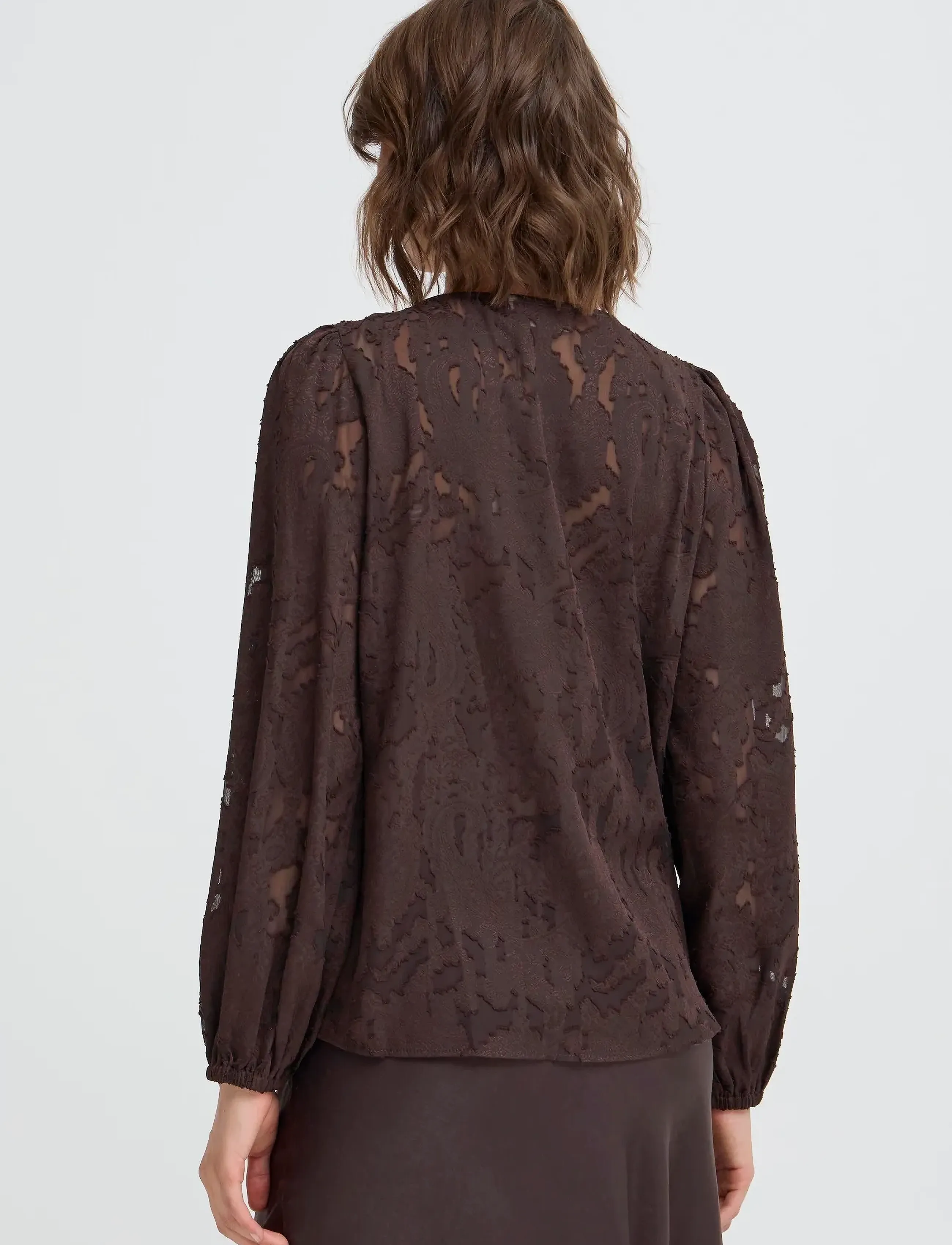 Fransa - FRMERA BL 1 - langærmede bluser - chocolate torte - 4