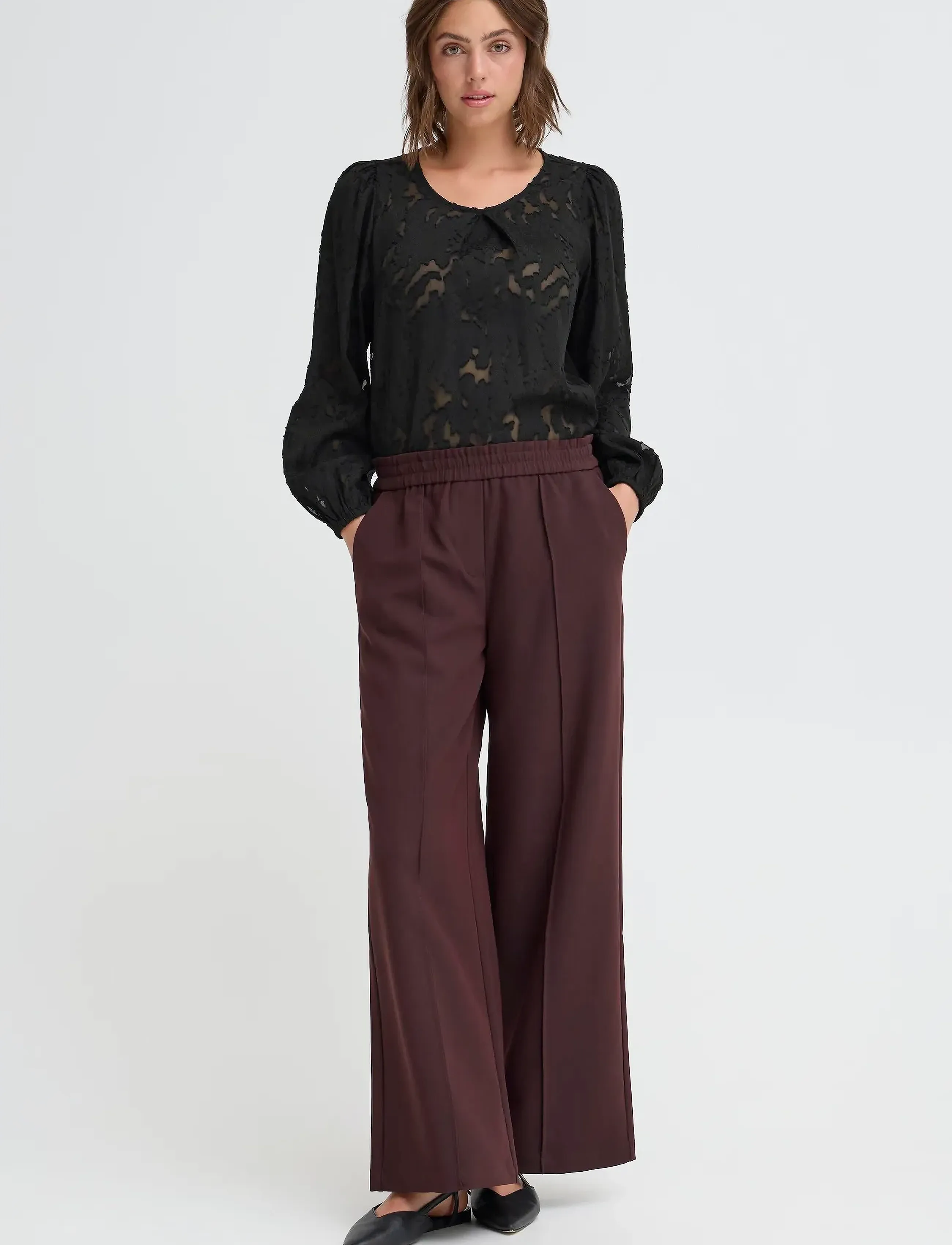 Fransa Frmera Bl 1, M, Black, Bluser > Langærmede, Dame