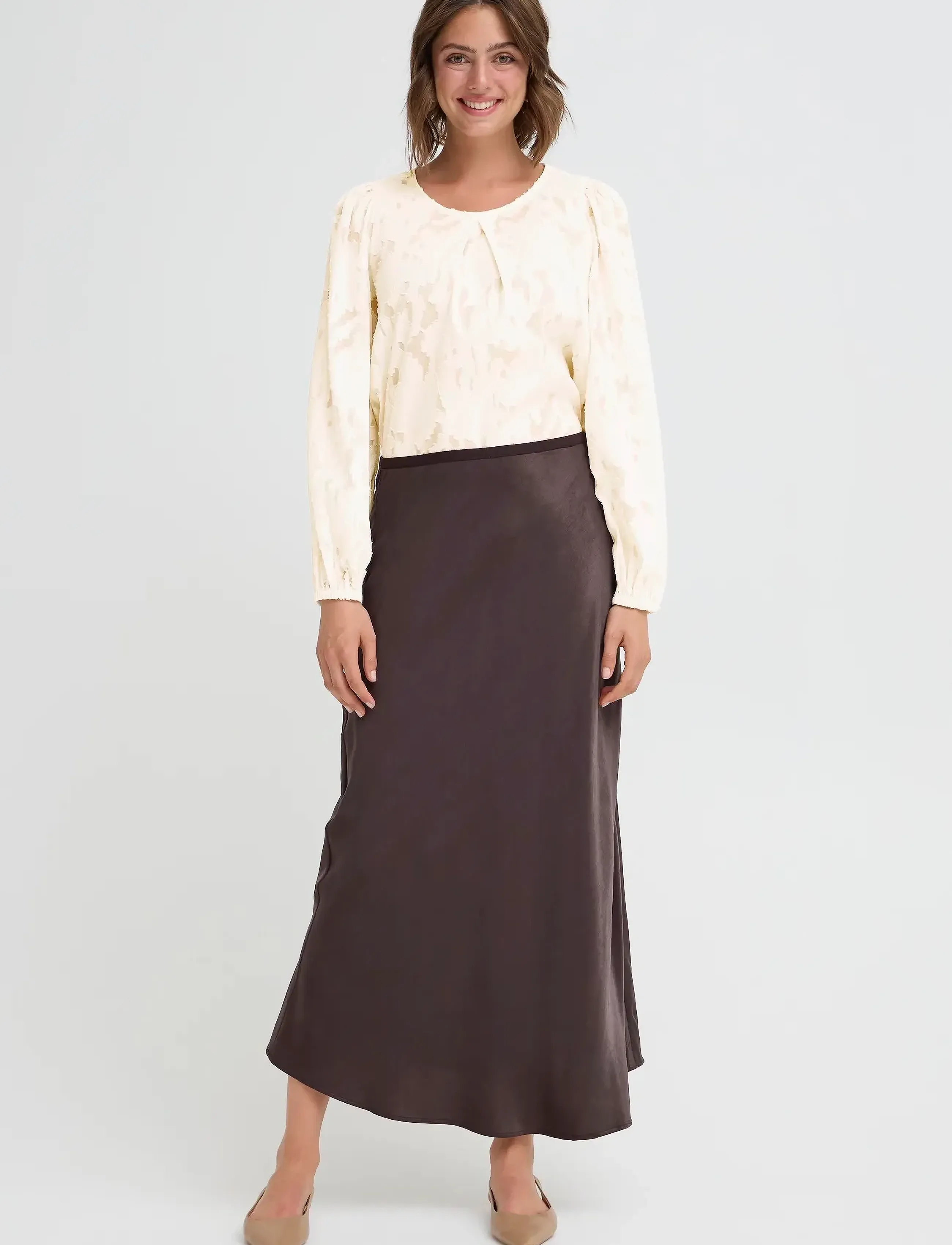 Fransa Frmera Bl 1, M, Cream, Bluser > Langærmede, Dame