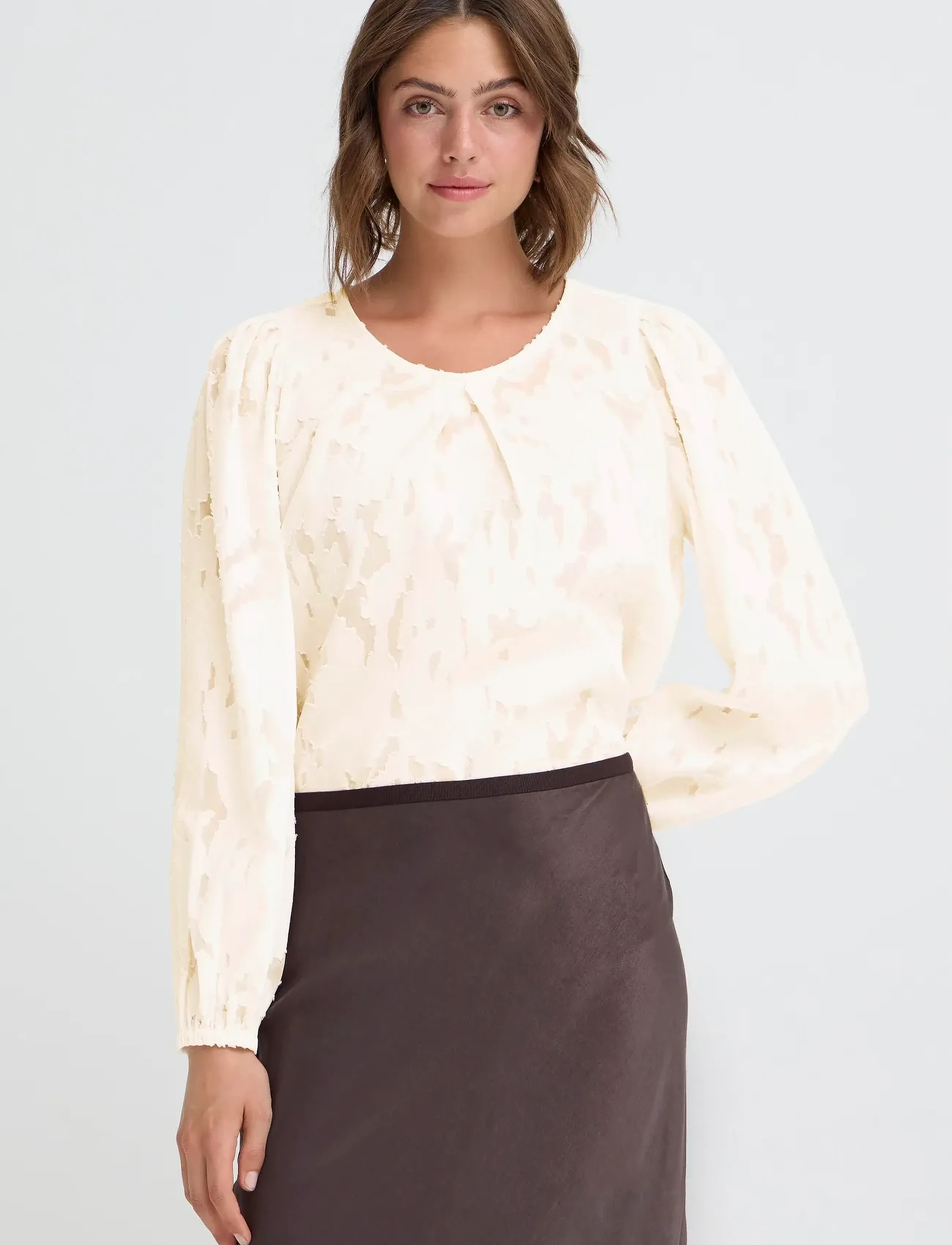 Fransa - FRMERA BL 1 - langærmede bluser - whisper white - 3
