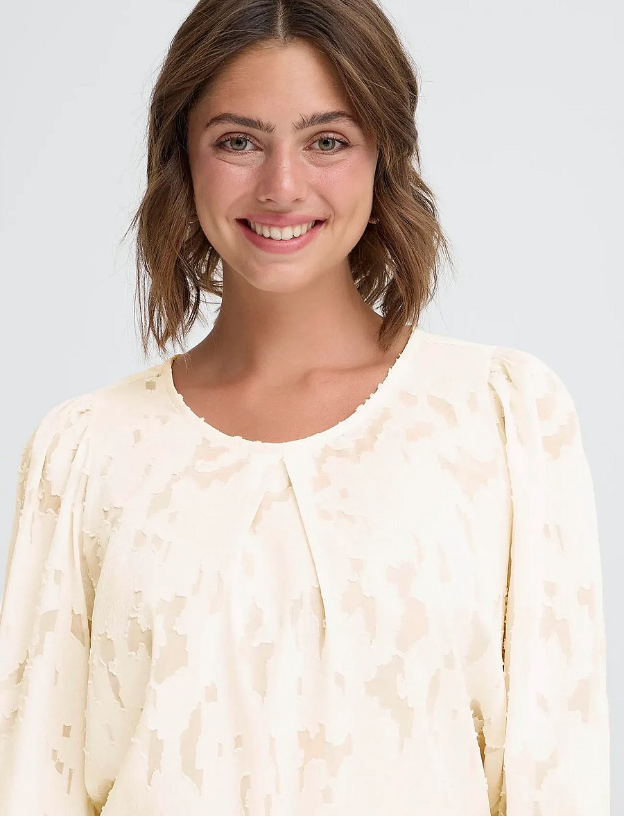 Fransa - FRMERA BL 1 - langærmede bluser - whisper white - 5