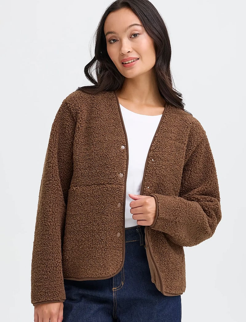 Fransa - FRGWYNNE JA 1 - fleece & midlayer - cocoa - 3