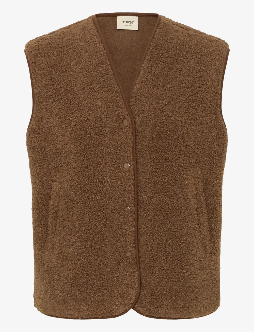 Fransa - FRGWYNNE WA 1 - prjónavesti - cocoa - 1