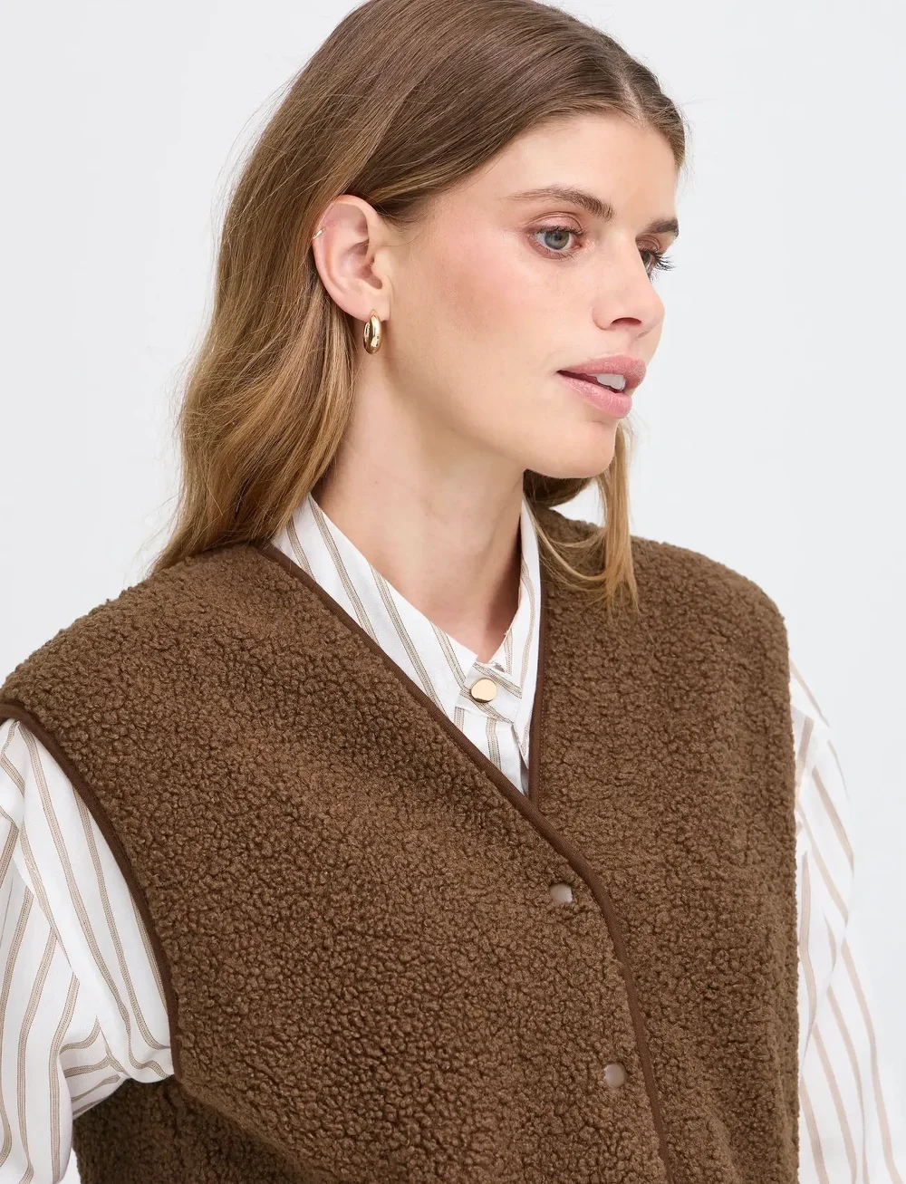 Fransa - FRGWYNNE WA 1 - prjónavesti - cocoa - 5