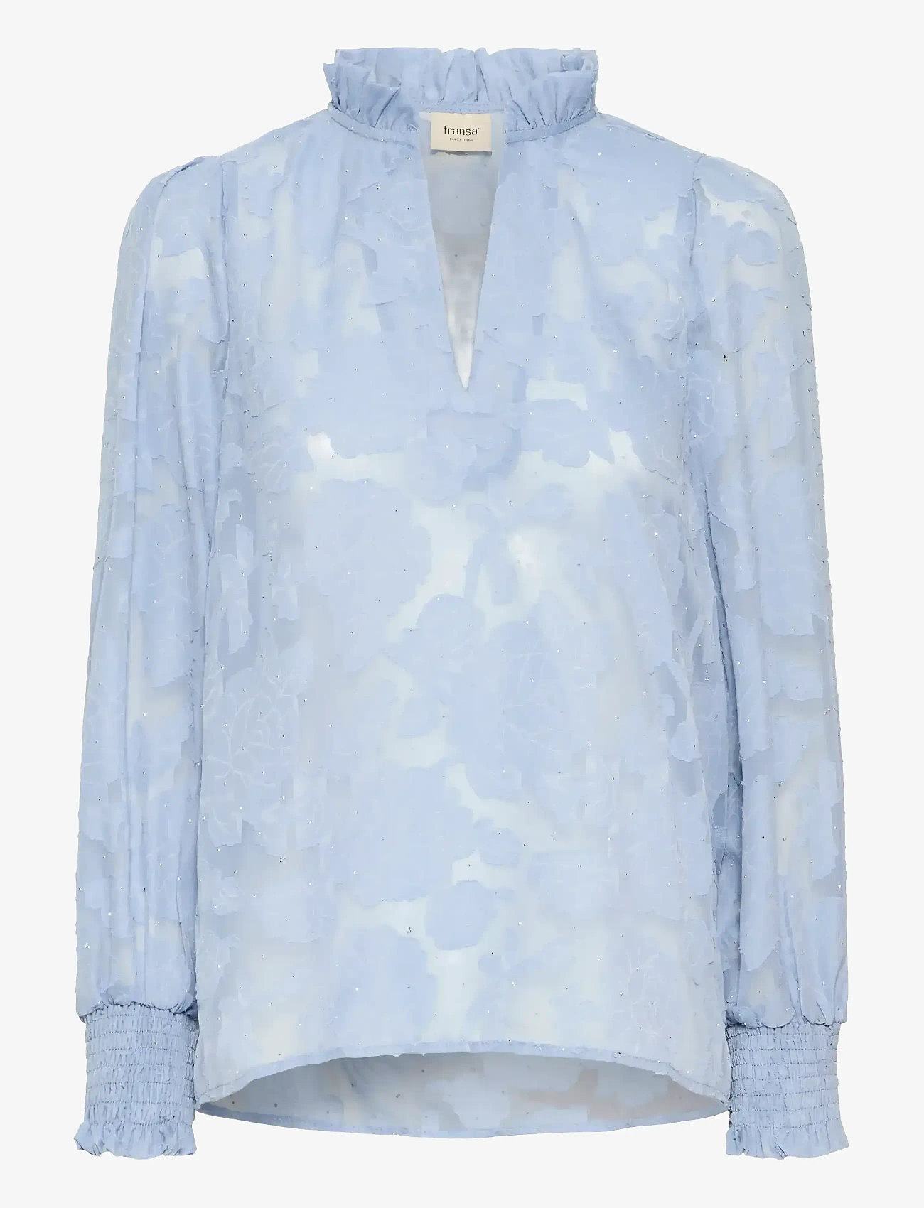 Fransa - FRRHINESTONE BL 1 - pikkade varrukatega pluusid - rain washed - 1