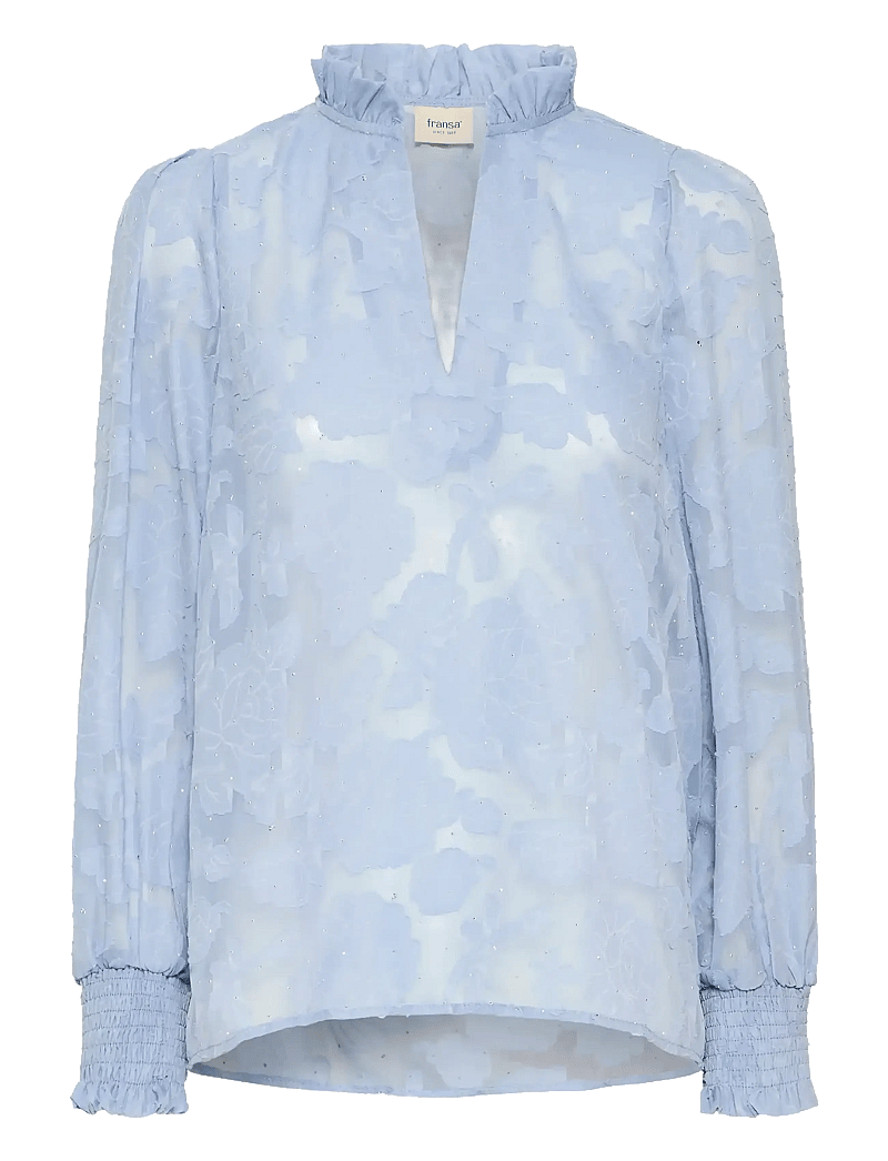 Fransa - FRRHINESTONE BL 1 - langärmlige blusen - rain washed - 1