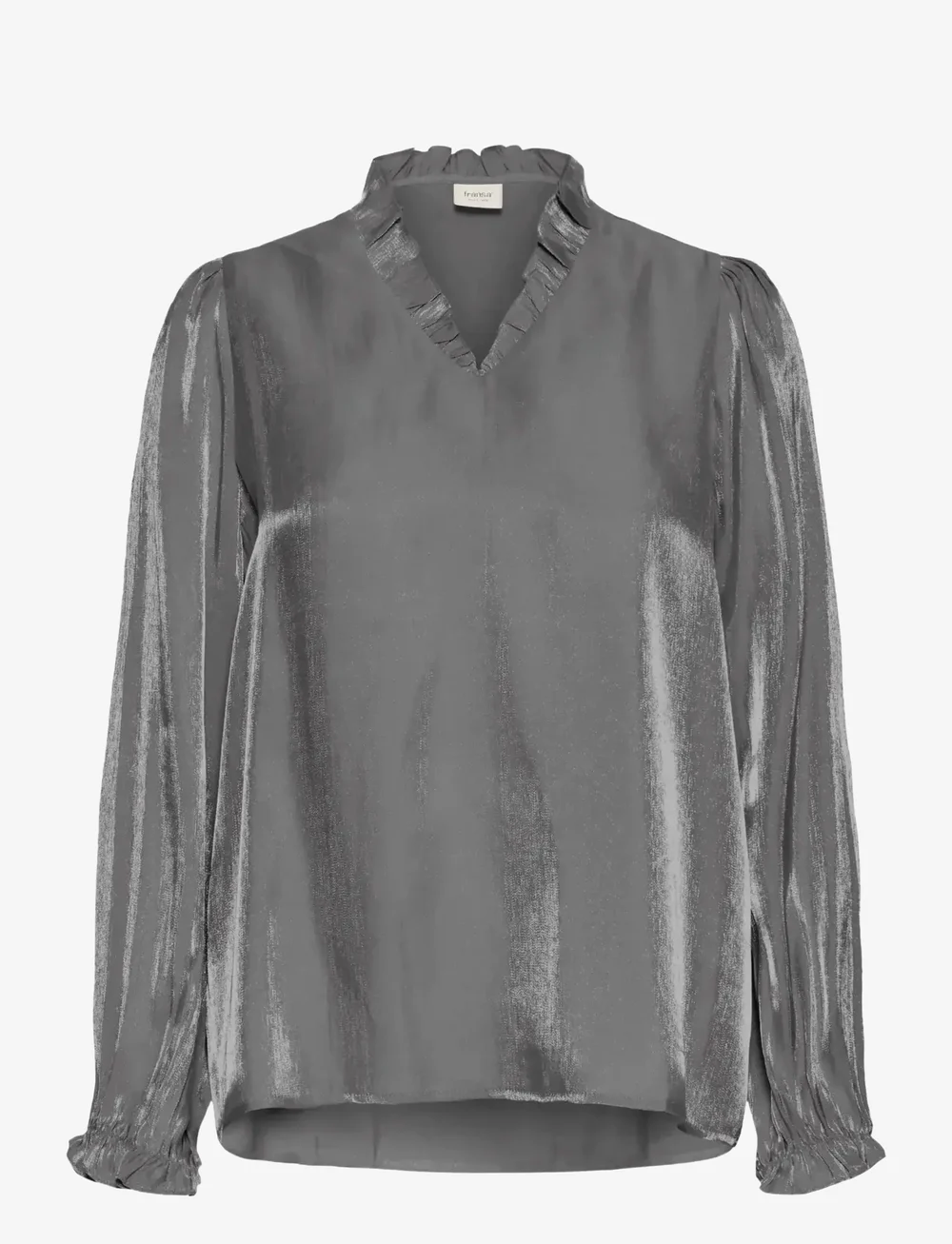 Fransa - FRYOLANDA BL 3 - langærmede bluser - gray pinstripe - 0