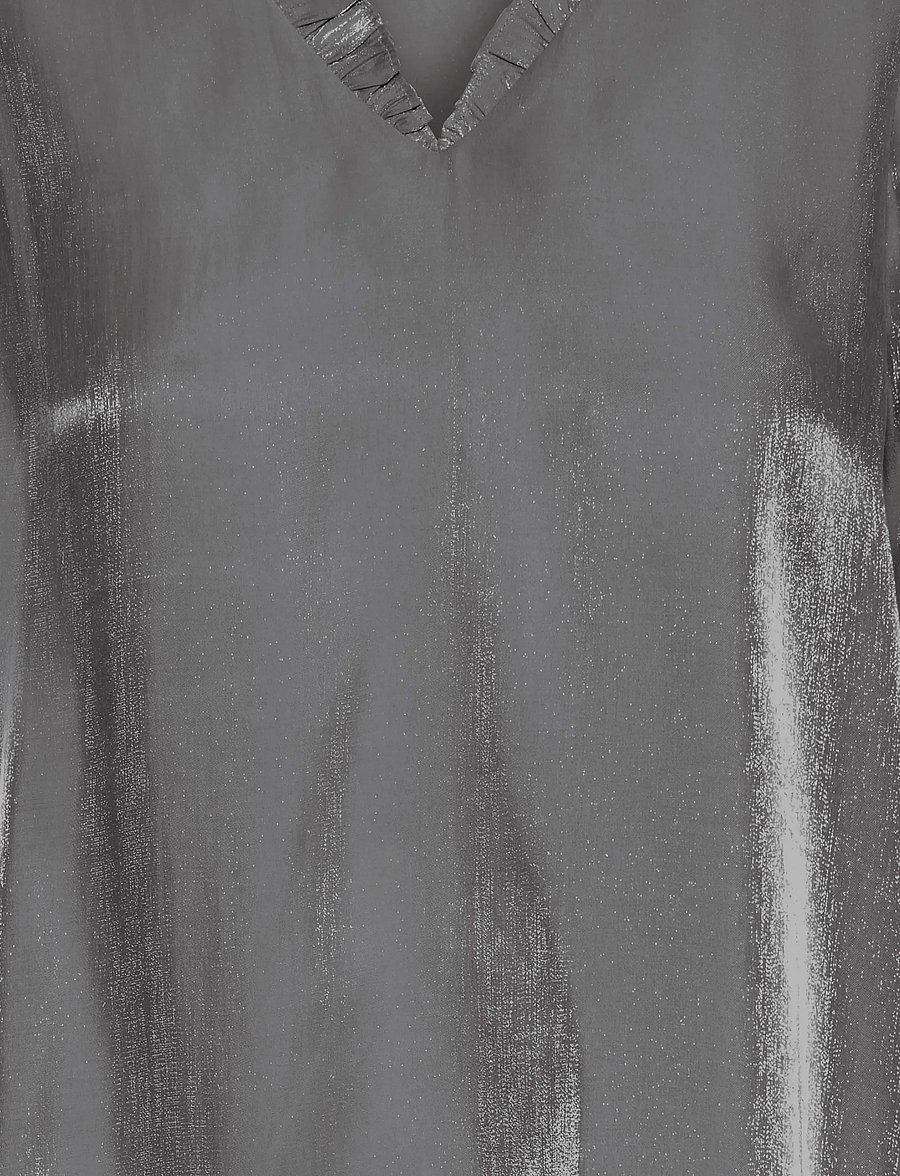 Fransa - FRYOLANDA BL 3 - langärmelige blusen - gray pinstripe - 2