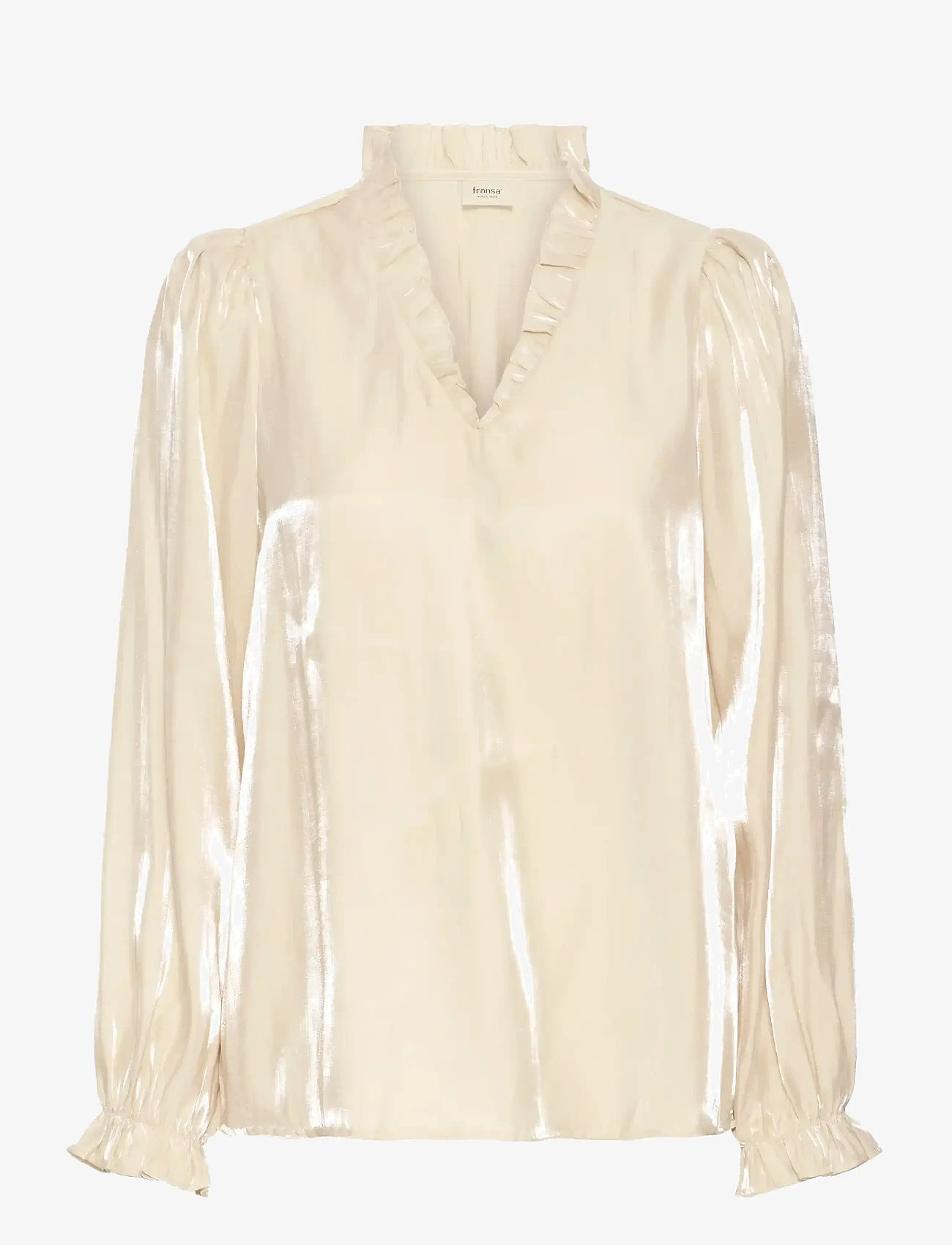 Fransa - FRYOLANDA BL 3 - langærmede bluser - oyster gray - 0