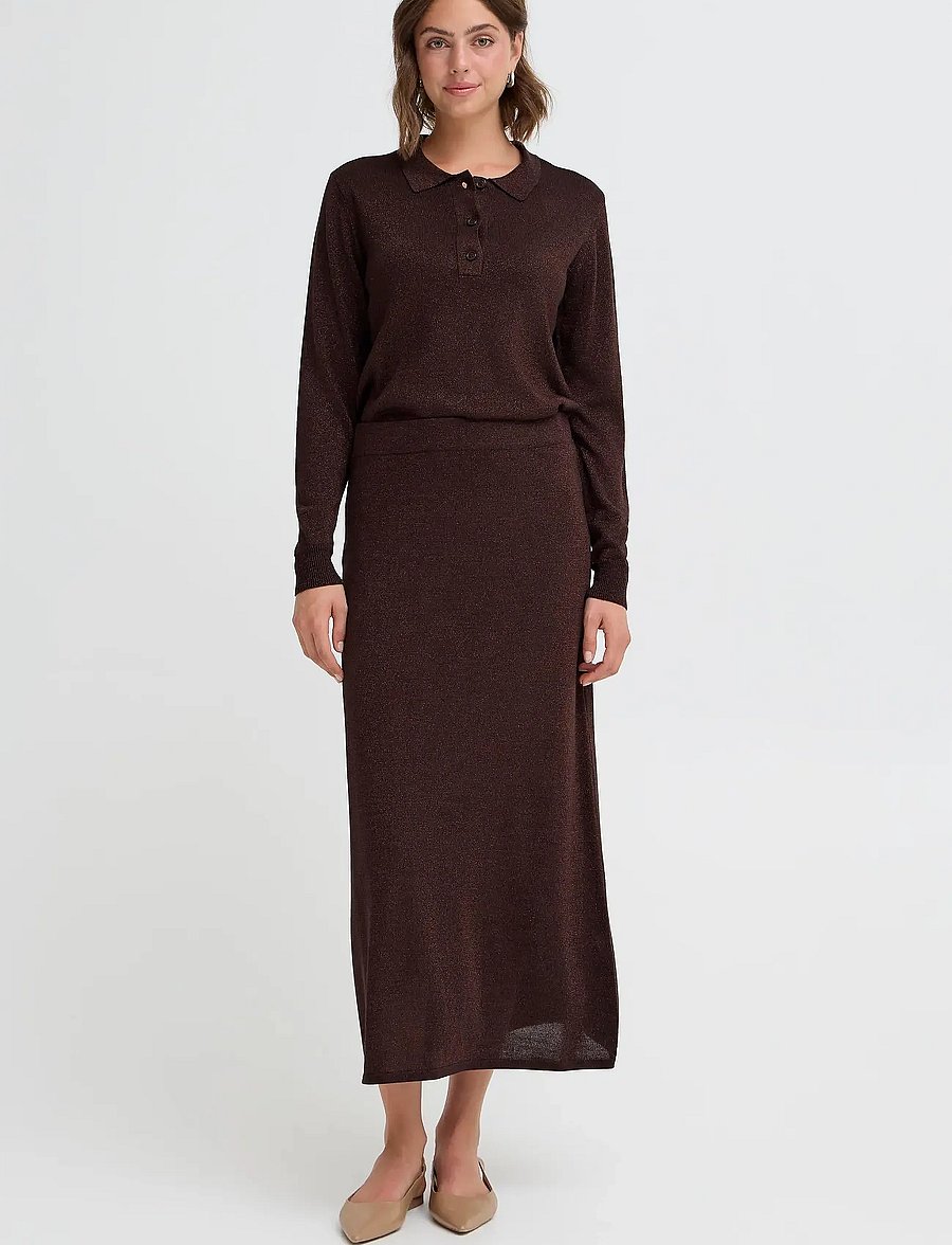 Fransa - FRREGITZE PU 1 - pullover - chocolate torte - 0