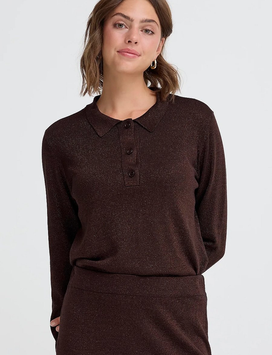 Fransa - FRREGITZE PU 1 - pullover - chocolate torte - 3