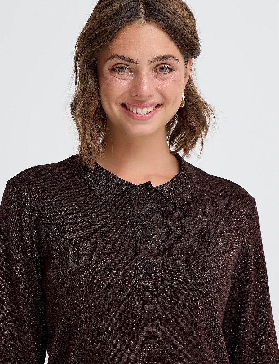 Fransa - FRREGITZE PU 1 - pullover - chocolate torte - 5