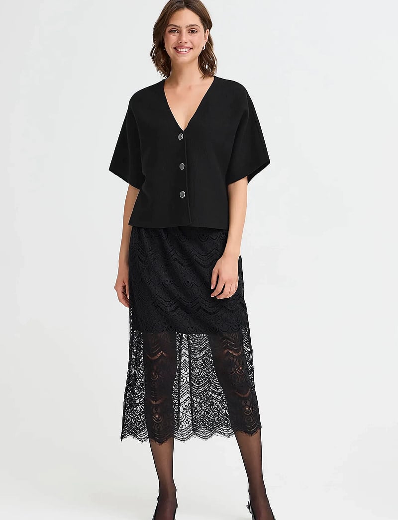 Fransa - FRITA CAR 5 - cardigans - meteorite - 0