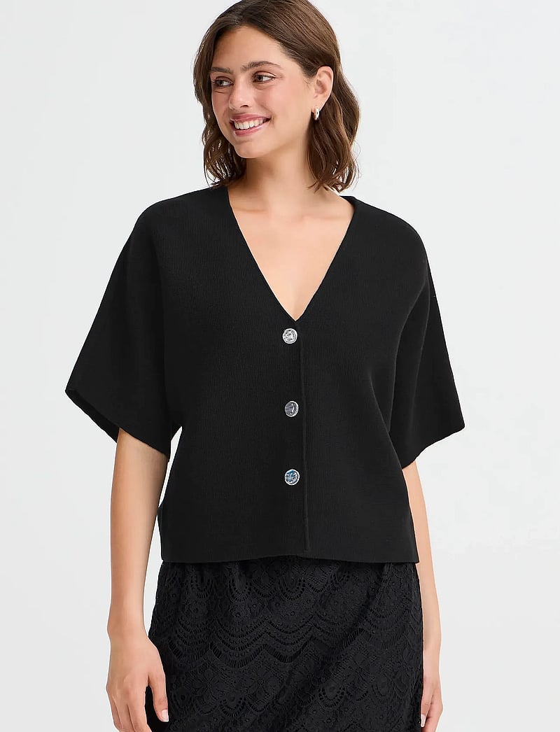 Fransa - FRITA CAR 5 - cardigans - meteorite - 3