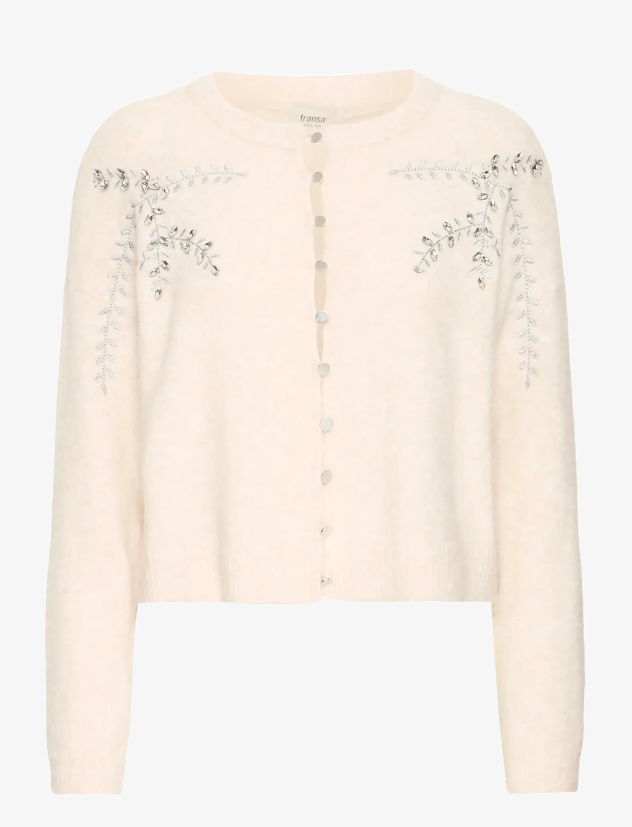 Fransa - FRKENDRA CAR 3 - cardigans - oatmeal melange - 1