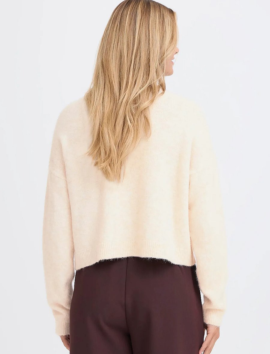 Fransa - FRKENDRA CAR 3 - cardigans - oatmeal melange - 4