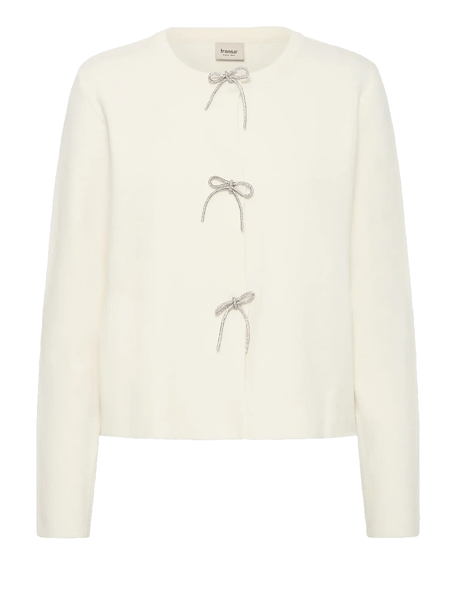 Fransa - FRSALLY CAR 6 - cardigans - whisper white - 1