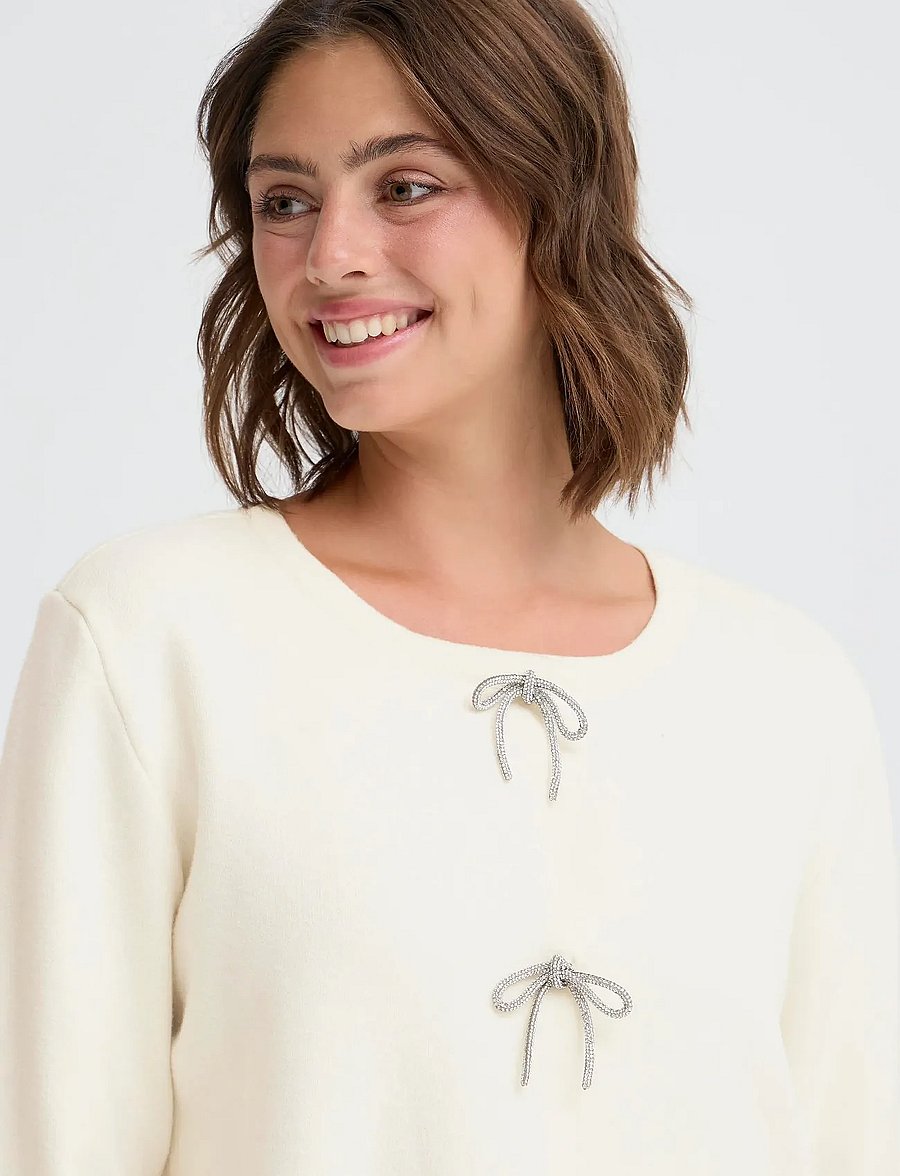 Fransa - FRSALLY CAR 6 - cardigans - whisper white - 5