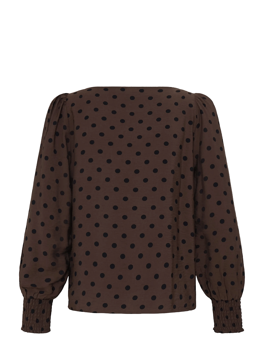 Fransa - FRADARA BL 3 - långärmade blusar - hot fudge dotty - 2