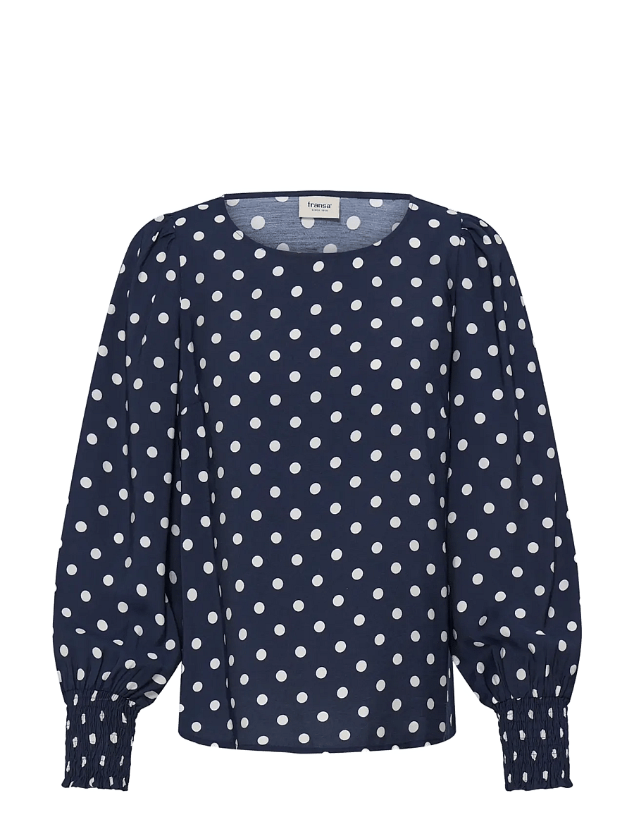 Fransa - FRADARA BL 3 - långärmade blusar - salute dotty - 1