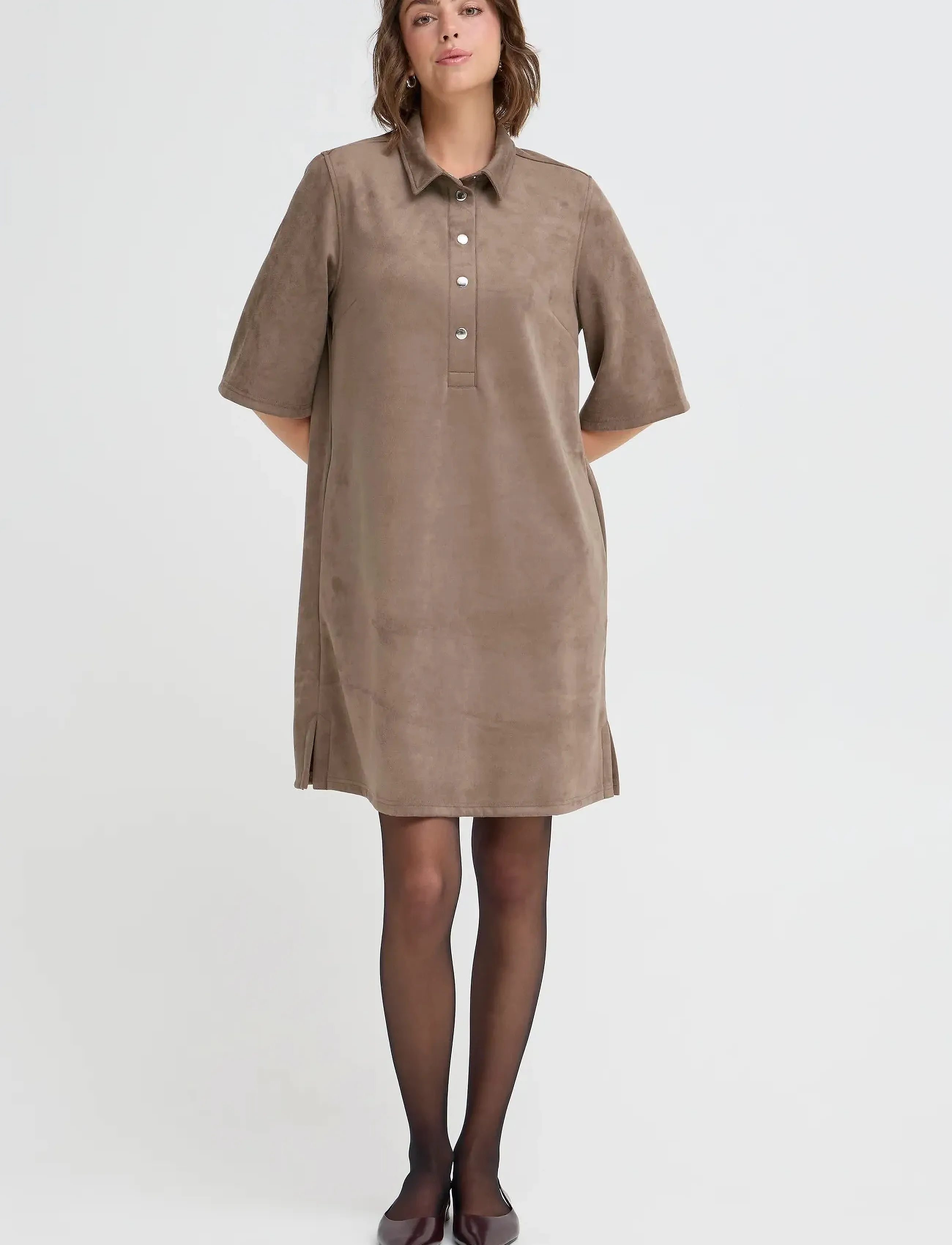 Fransa Frsuella Dr 1, L, Beige, Kjoler > Kort Kjole, Dame