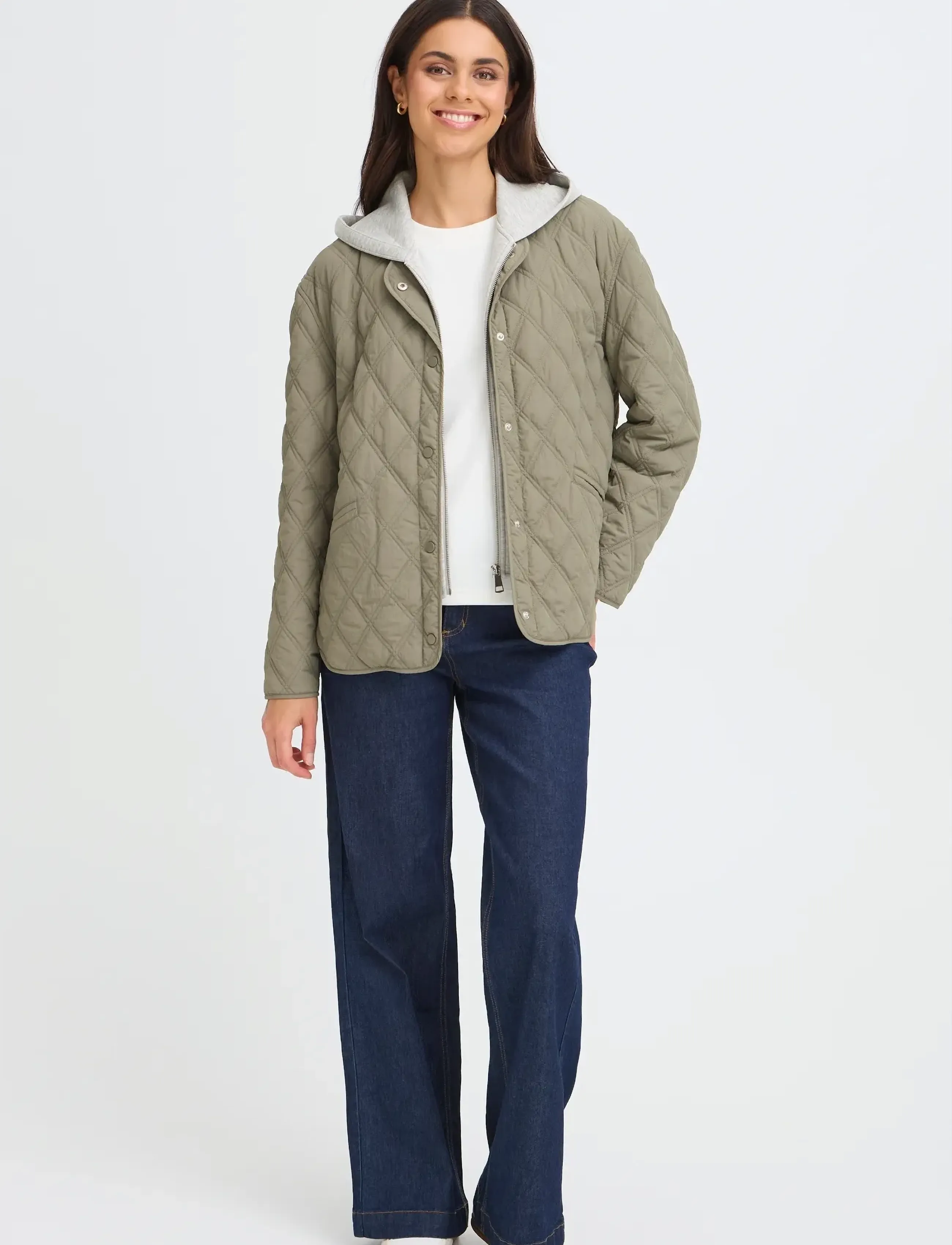 Fransa FRPAITYN JA 1 - Mantlid ja jakid - SMOKEY OLIVE / khaki/green