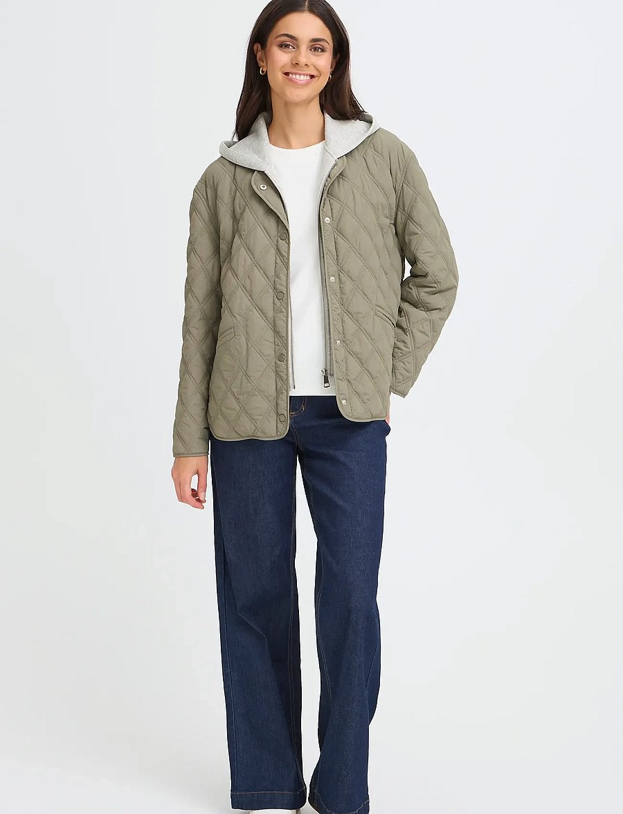 Fransa - FRPAITYN JA 1 - winter jackets - smokey olive - 0