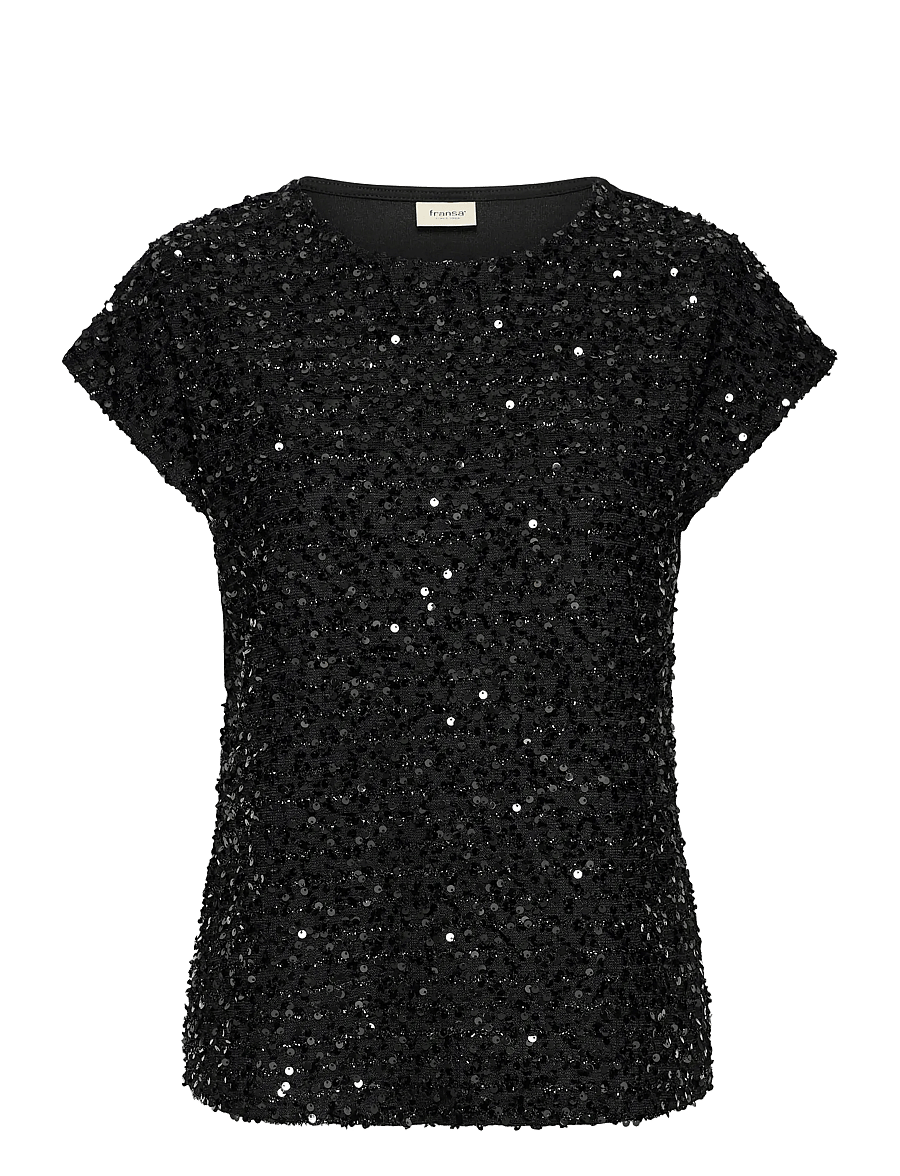 Fransa - FRCHARLOTTA TOP 1 - t-shirts - meteorite - 1