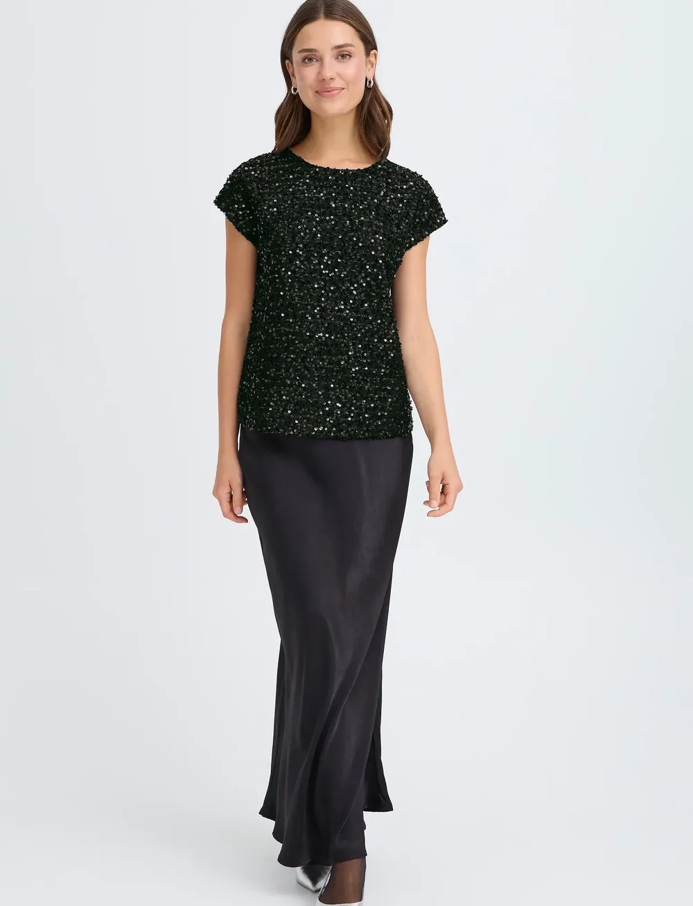 Fransa - FRCHARLOTTA TOP 1 - t-shirts - meteorite - 0