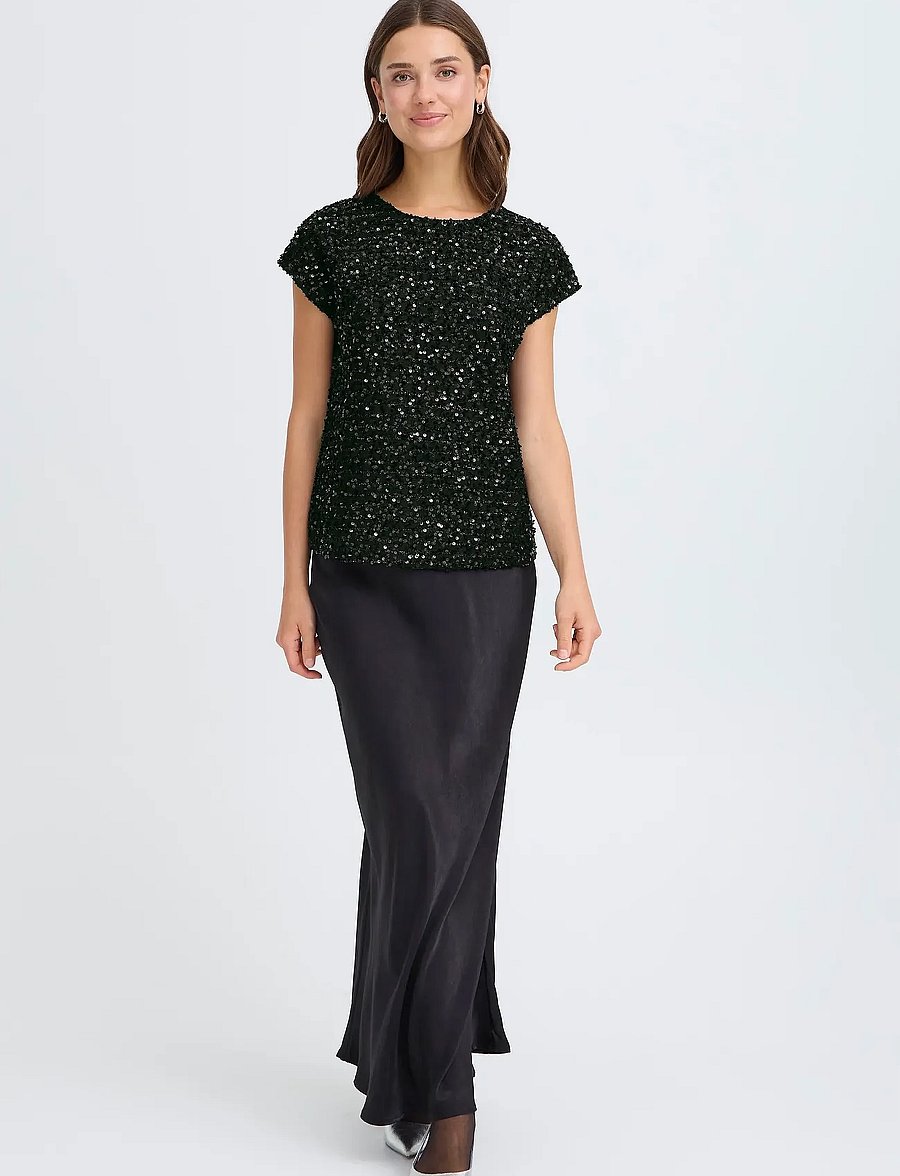 Fransa - FRCHARLOTTA TOP 1 - t-shirts - meteorite - 0