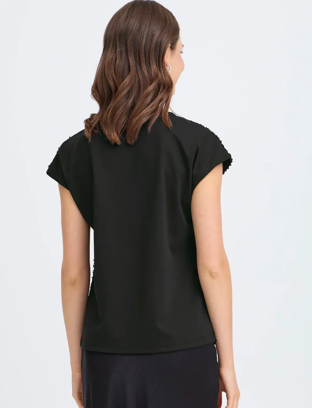 Fransa - FRCHARLOTTA TOP 1 - t-shirts - meteorite - 4