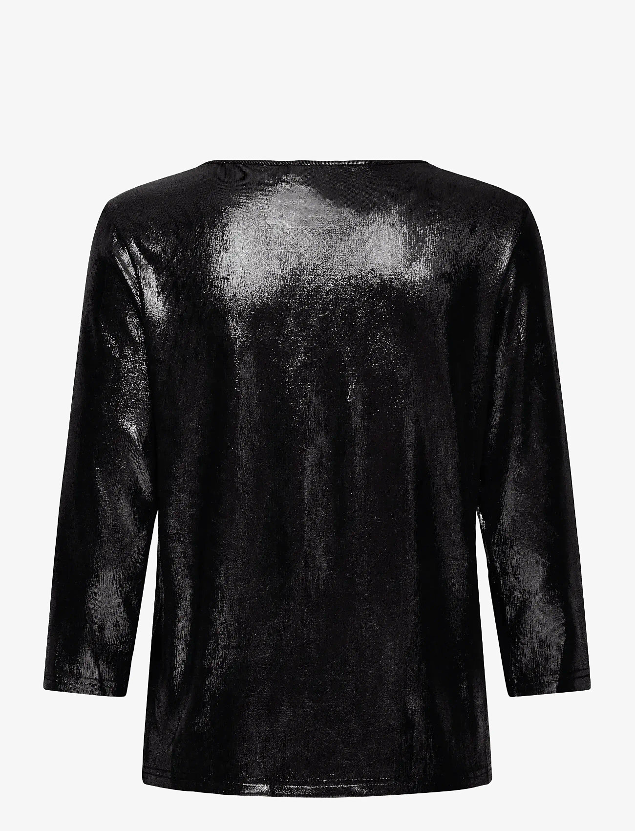 Fransa - FRFRANNY TEE 2 - höstkläder - black metallic - 2