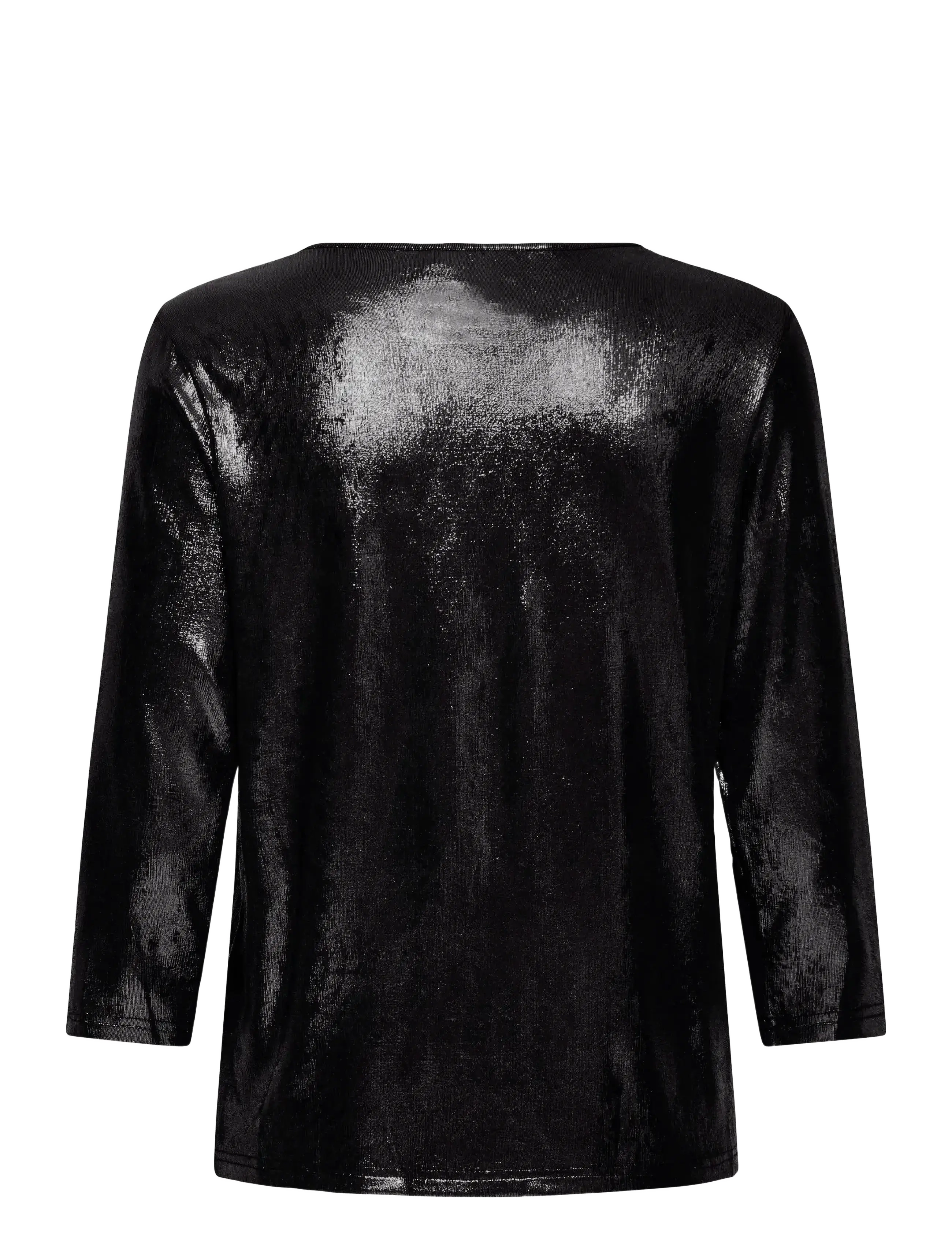 Fransa - FRFRANNY TEE 2 - långärmade toppar - black metallic - 2