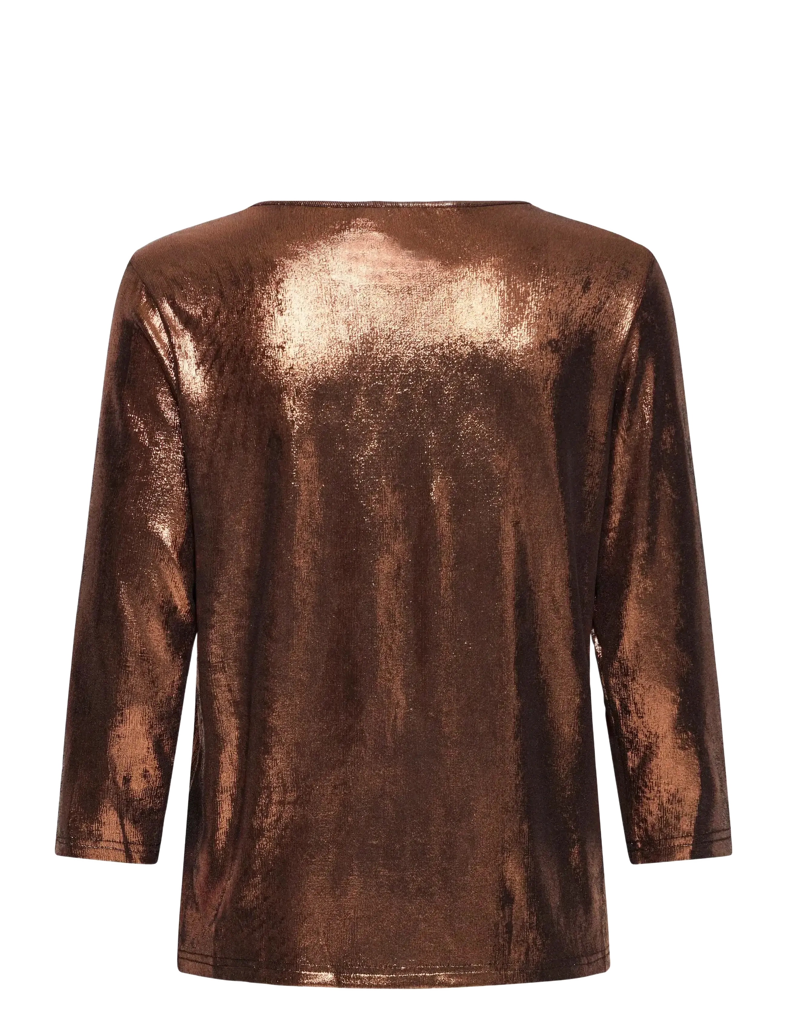 Fransa - FRFRANNY TEE 2 - långärmade toppar - copper metallic - 2
