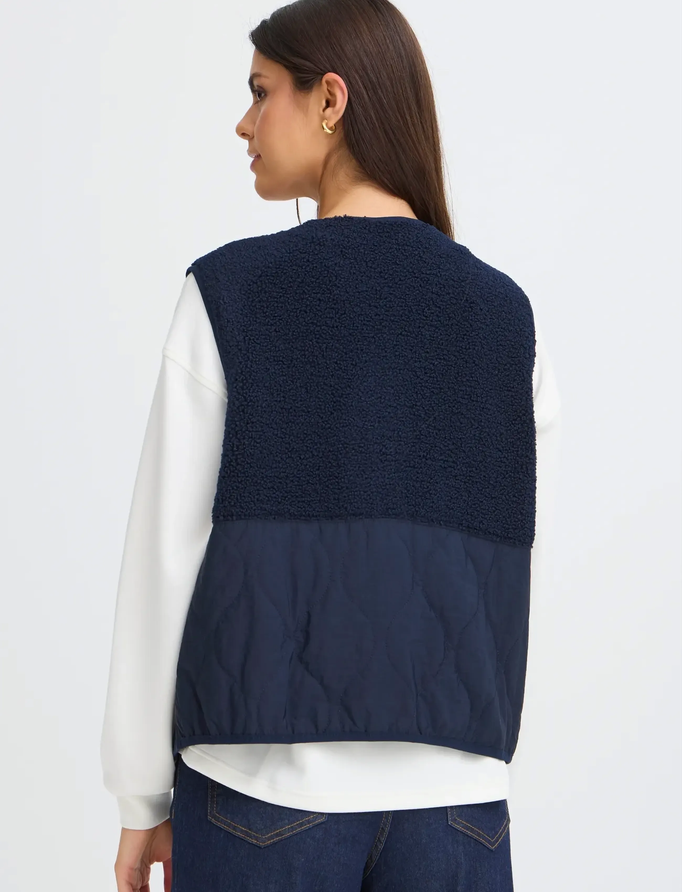Fransa - FRMIKALA WA 1 - pūstosios liemenės - navy blazer - 4