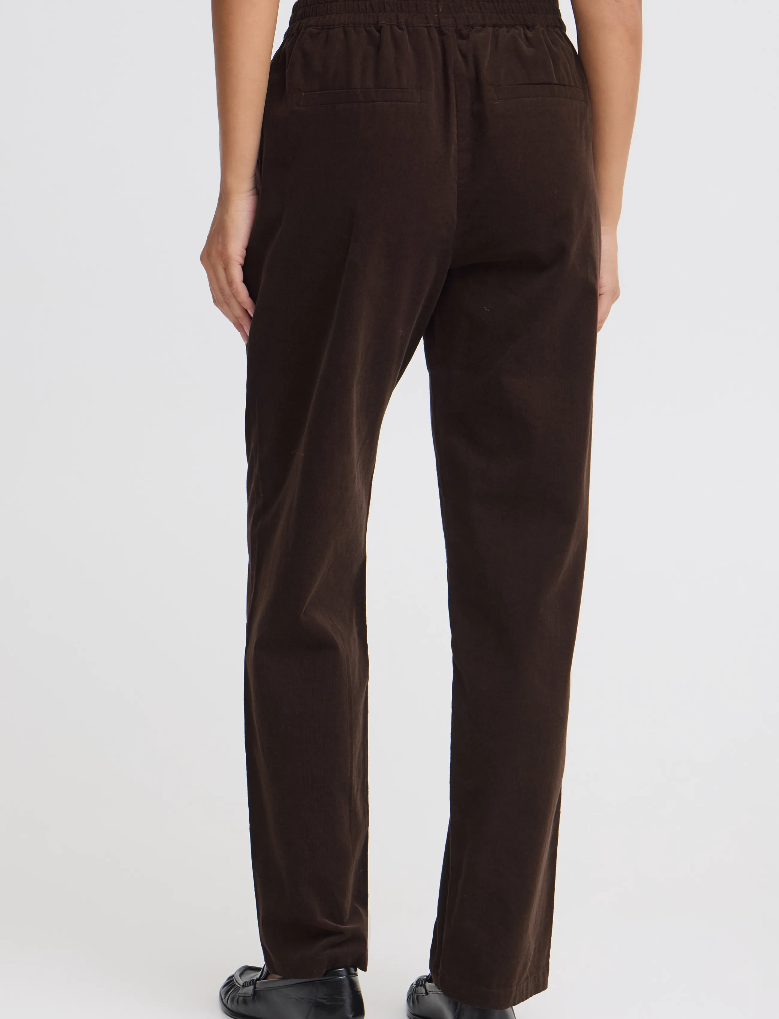 Fransa - FRCORY PA 2 - straight leg trousers - hot fudge - 4