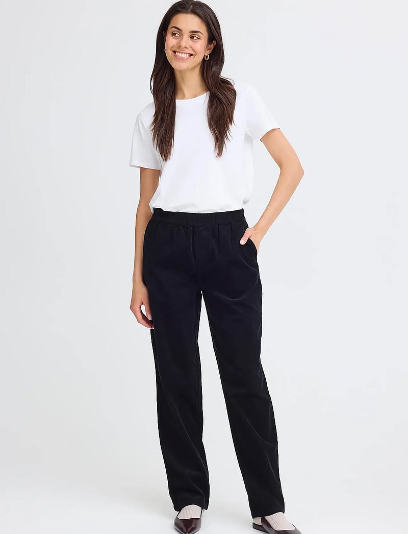 Fransa - FRCORY PA 2 - straight leg hosen - meteorite - 0