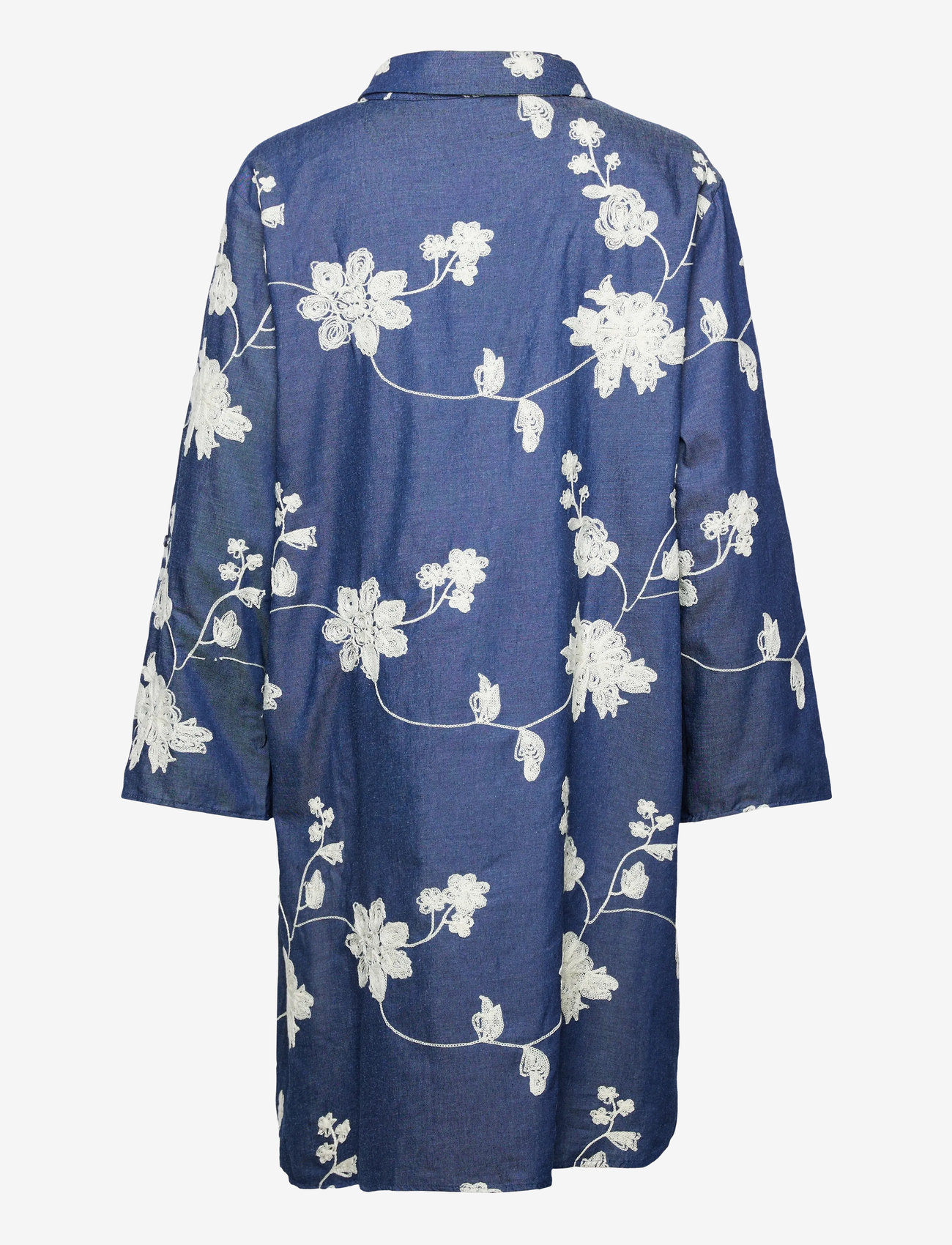 Fransa - FRDARANA DR 1 - skjortekjoler - mid blue emb. - 1